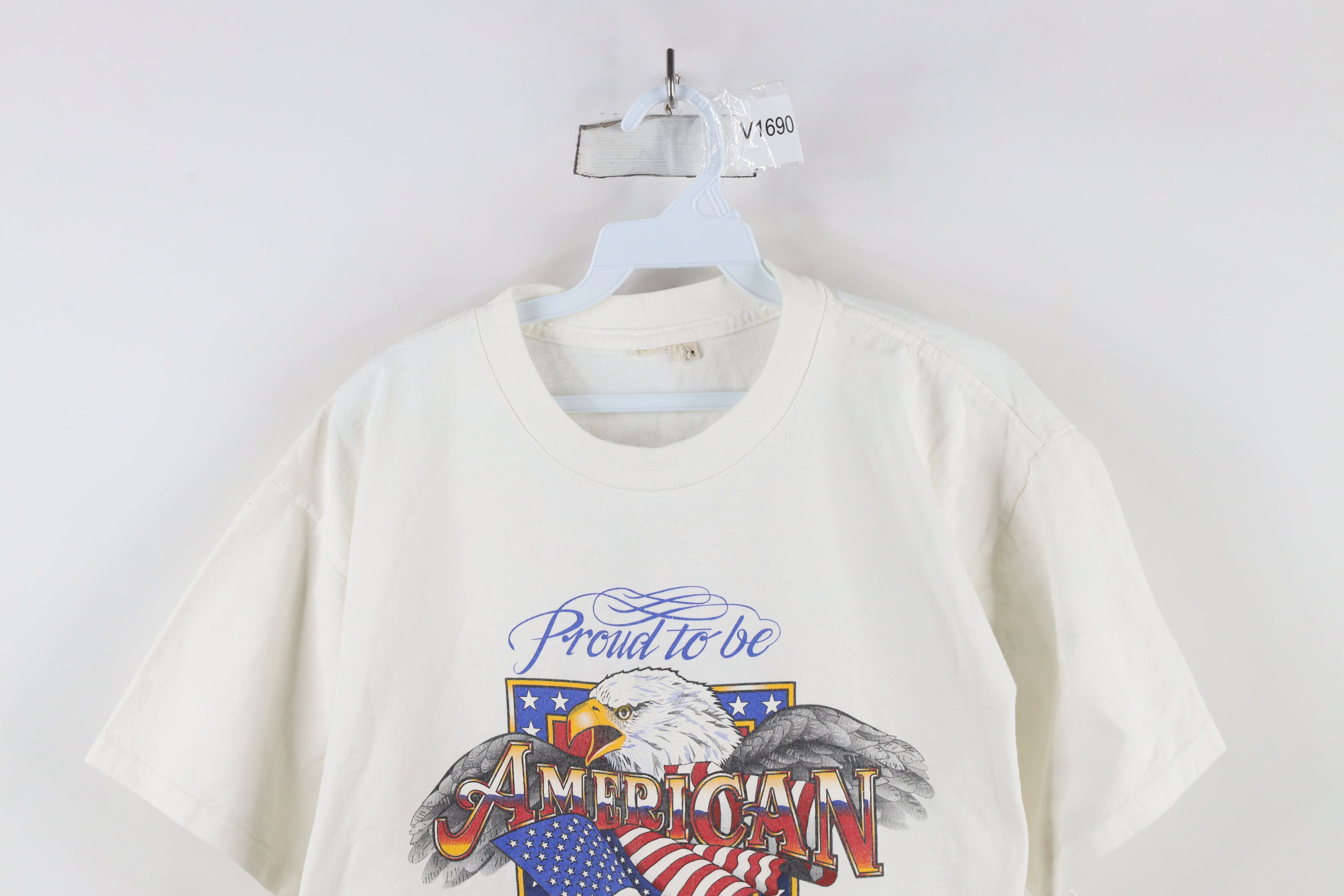 Vintage Vintage 90s Streetwear To Be An American Eagle T-Shirt USA Size US M / EU 48-50 / 2 - 2 Thumbnail