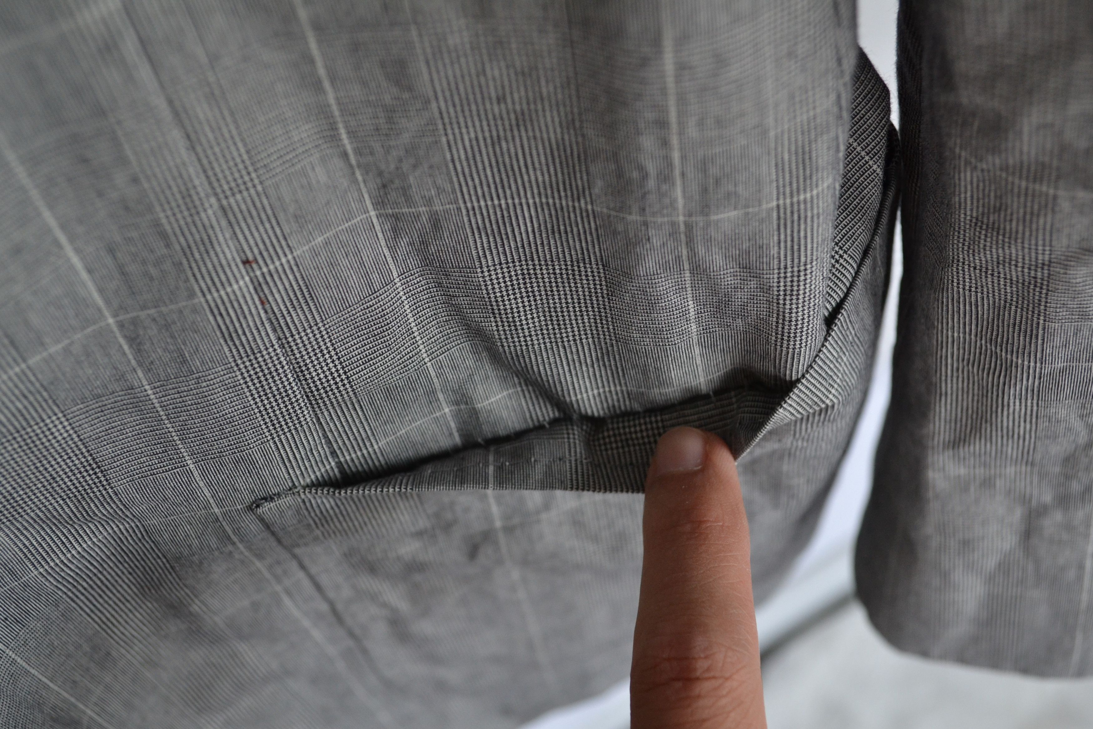 Suitsupply 🔴 SUITSUPPLY Blazer Jacket Suit Grey White Check Cotton Size 46R - 8 Thumbnail