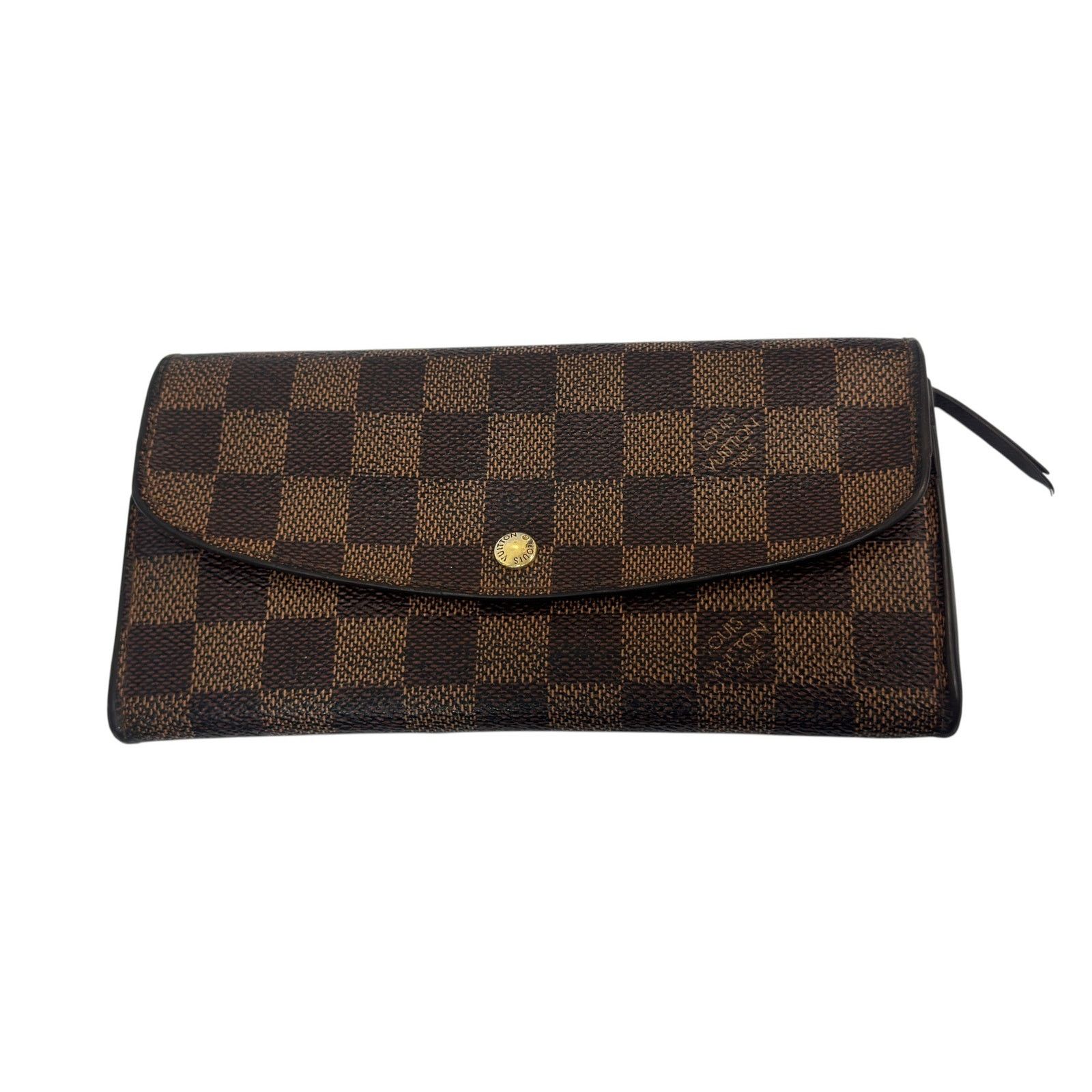 Louis Vuitton Louis Vuitton Damier Ebene Emilie Long Wallet Authentic LV Size ONE SIZE - 10 Thumbnail