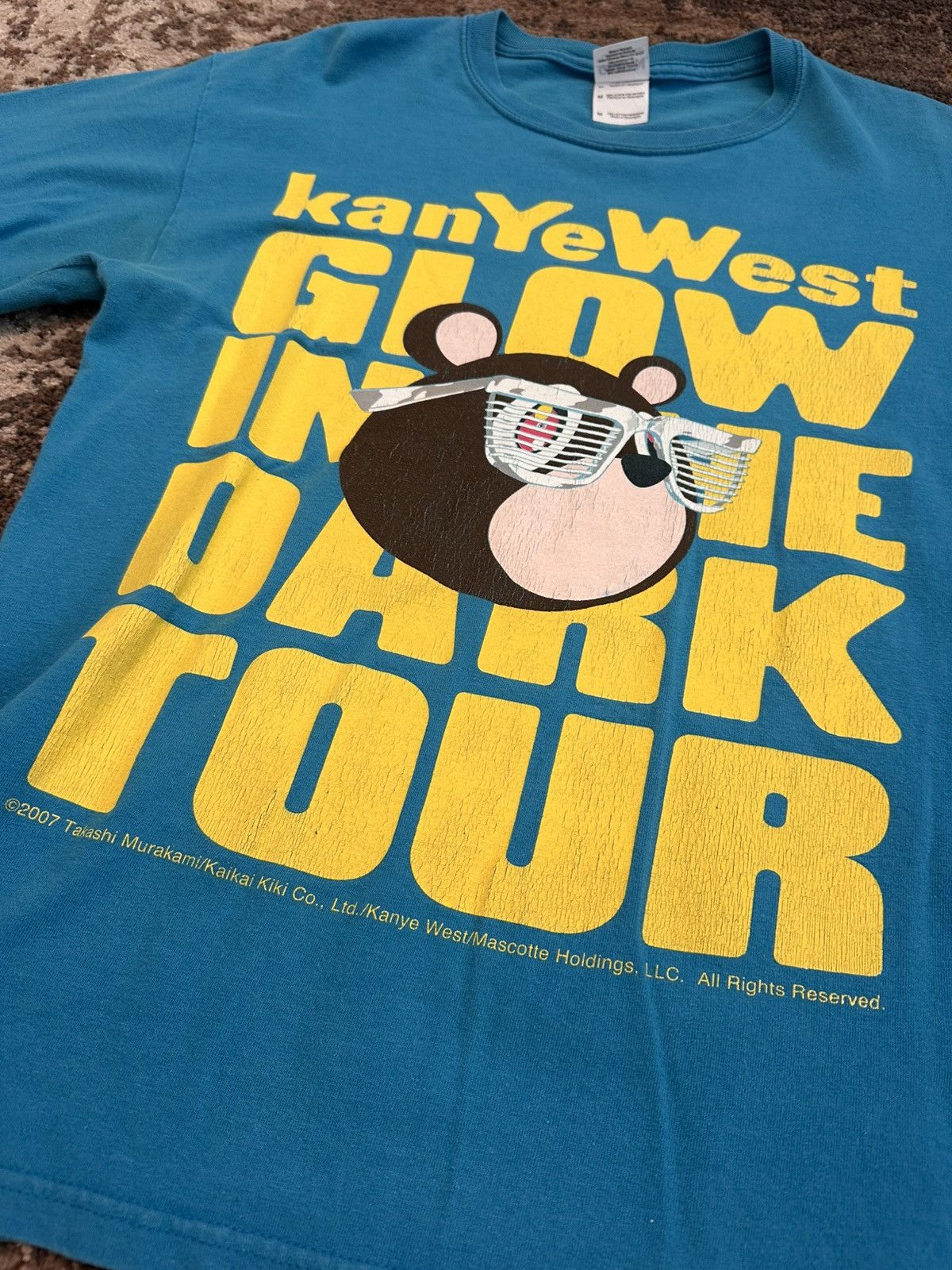 Kanye West Glow in The Dark Tour 2007 Tee Size US M / EU 48-50 / 2 - 2 Thumbnail