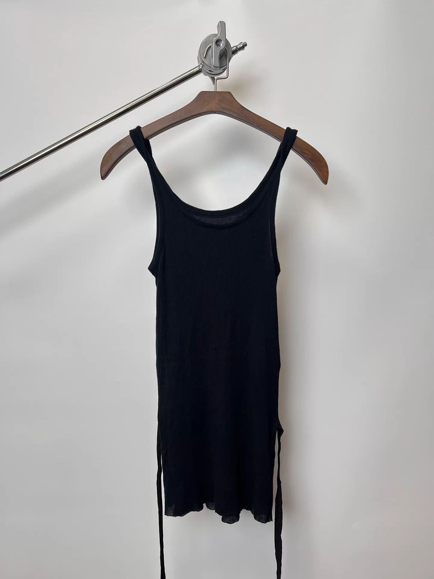 Ann Demeulemeester Ann Demeulemeester Double Layer Ribbon Tank Top xxs Size XXS / US 00 / IT 34 - 1 Thumbnail