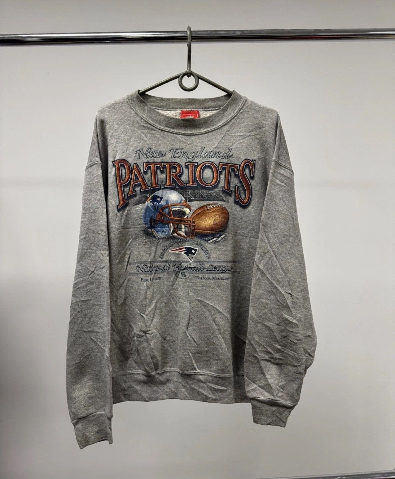 NFL × Vintage Vintage NFL Patriots Sweatshirt American Football Size US M / EU 48-50 / 2 - 1 Thumbnail