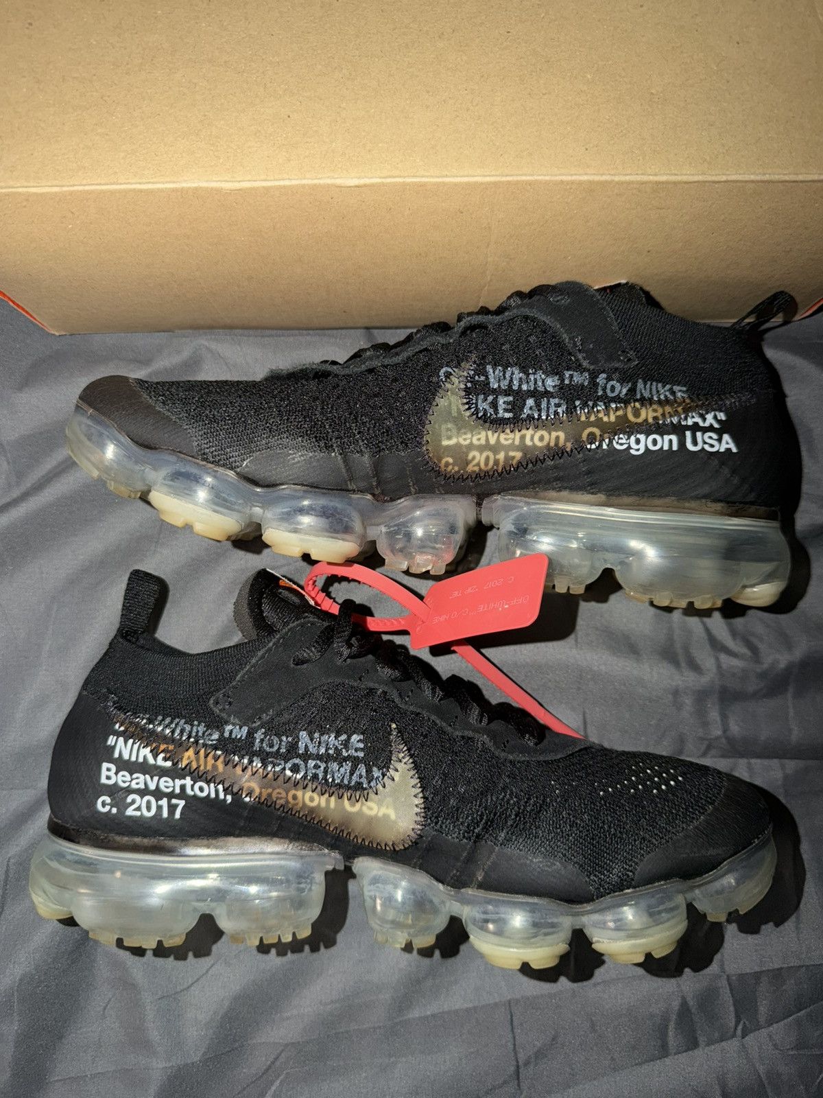 Nike × Off-White Nike Air Vapormax ‘Off White Black (2018)’ Size 8M Size US 8 / EU 41 - 2 Thumbnail