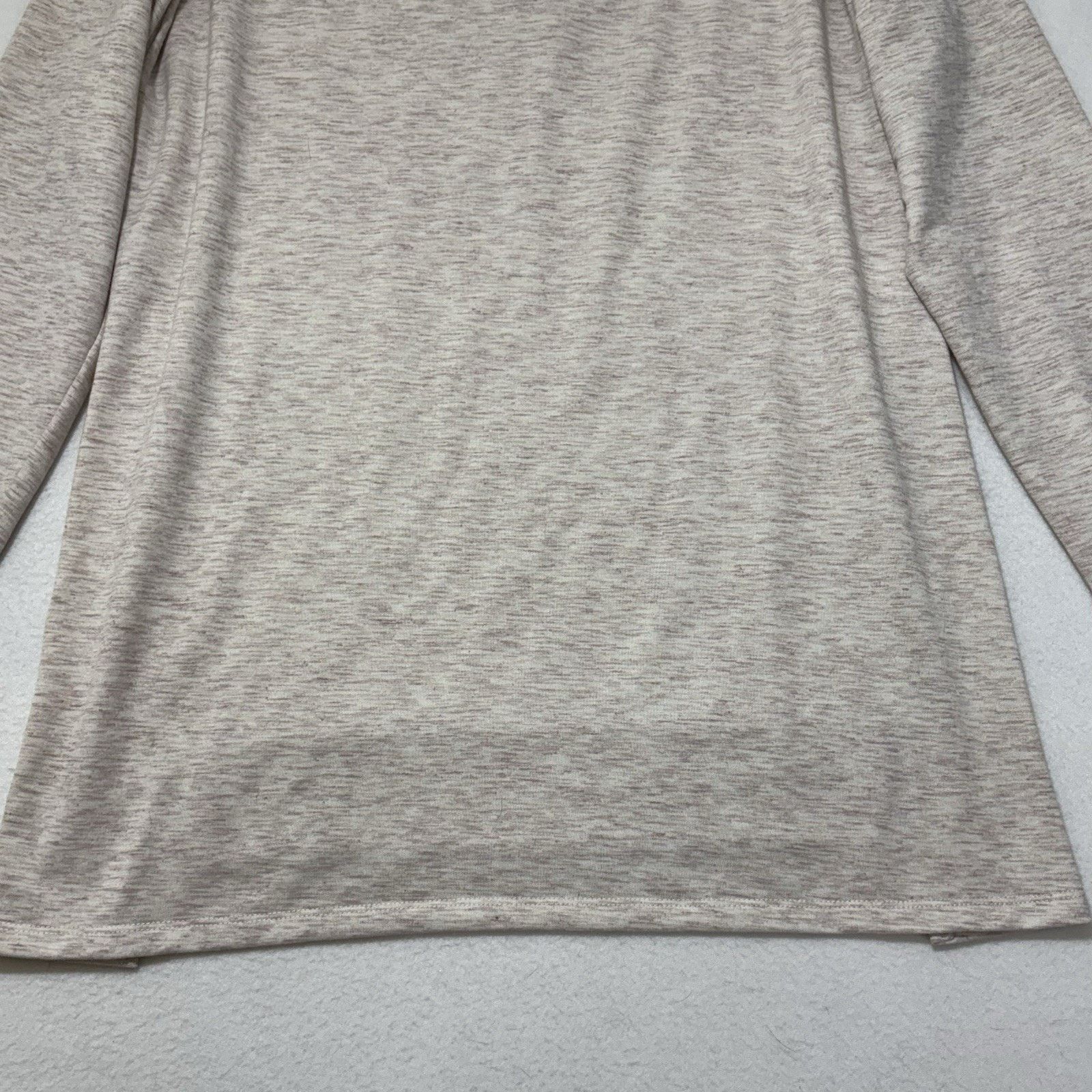 Other St. John's Bay Active Medium V-Neck Sweatshirt Beige Stretch Size M / US 6-8 / IT 42-44 - 11 Thumbnail