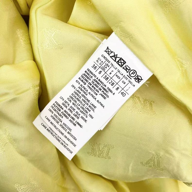 Max Mara Max Mara Lemon yellow teddy coat with presbyopia inside Size M / US 6-8 / IT 42-44 - 4 Thumbnail