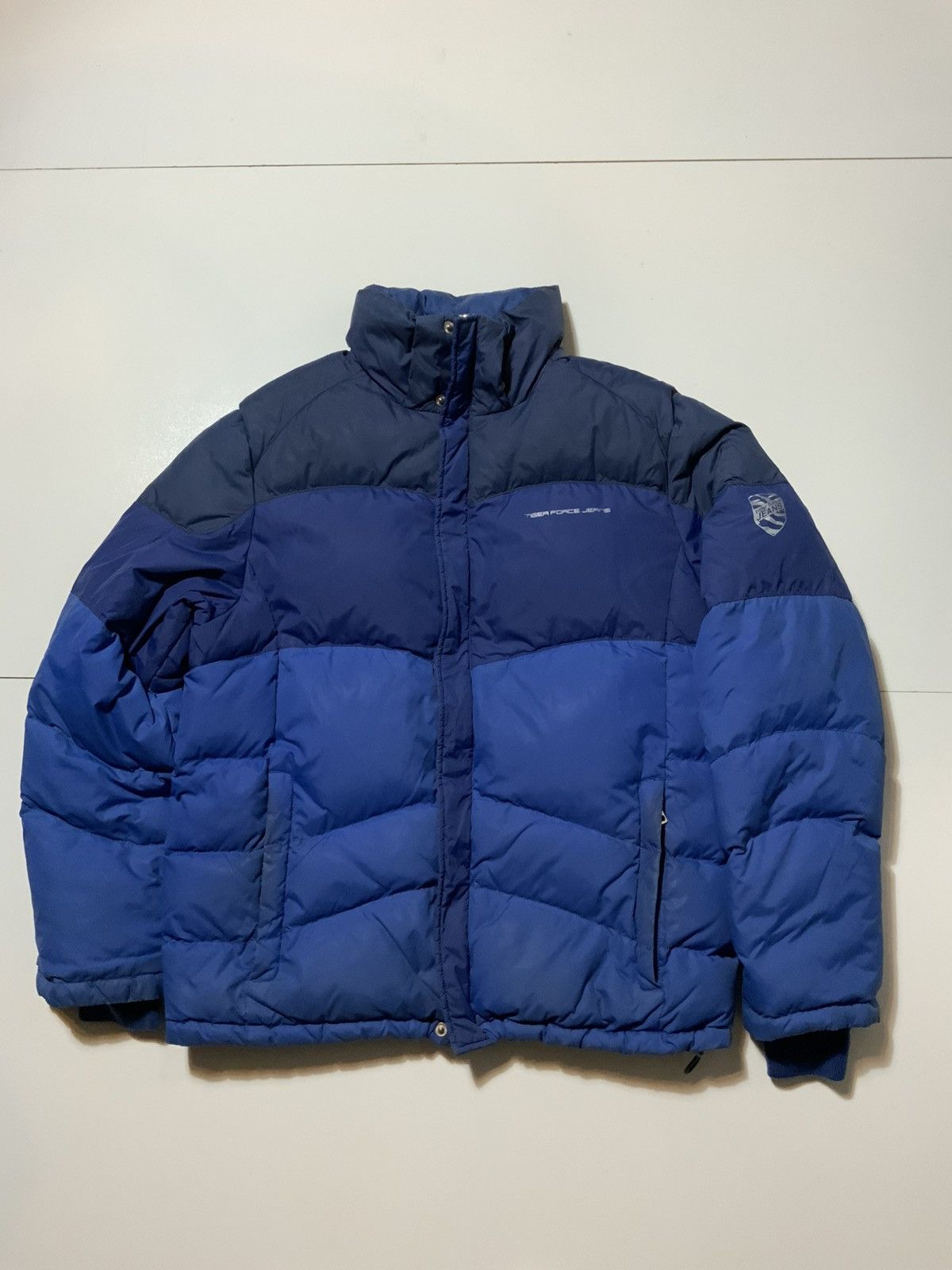 Other Tiger Force Jeans Feather Down Quilted Puffer Zip Jacket Size US M / EU 48-50 / 2 - 1 Thumbnail