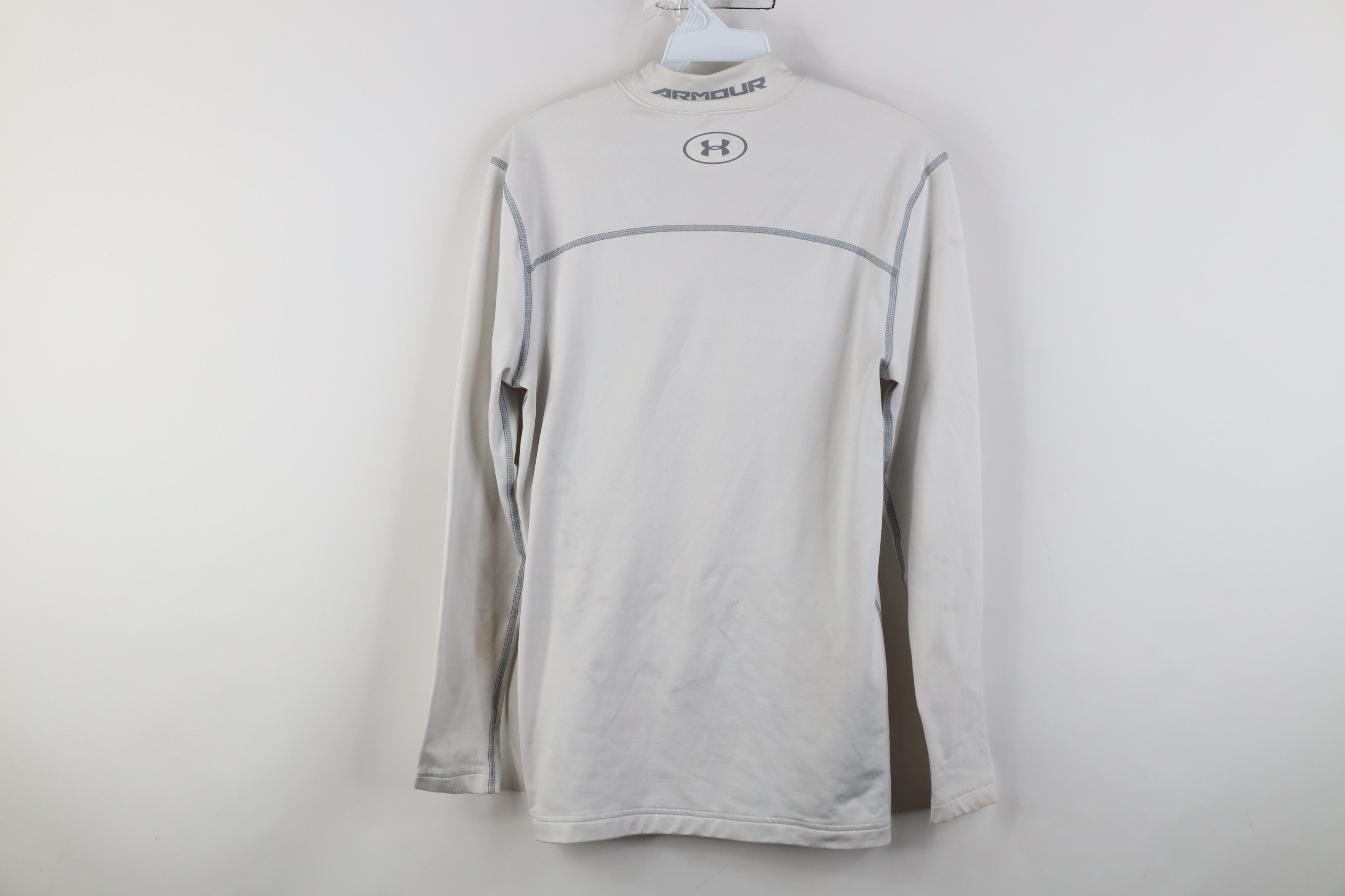 Under Armour Under Armour ColdGear Compression Mock Neck T-Shirt White Size US M / EU 48-50 / 2 - 13 Thumbnail