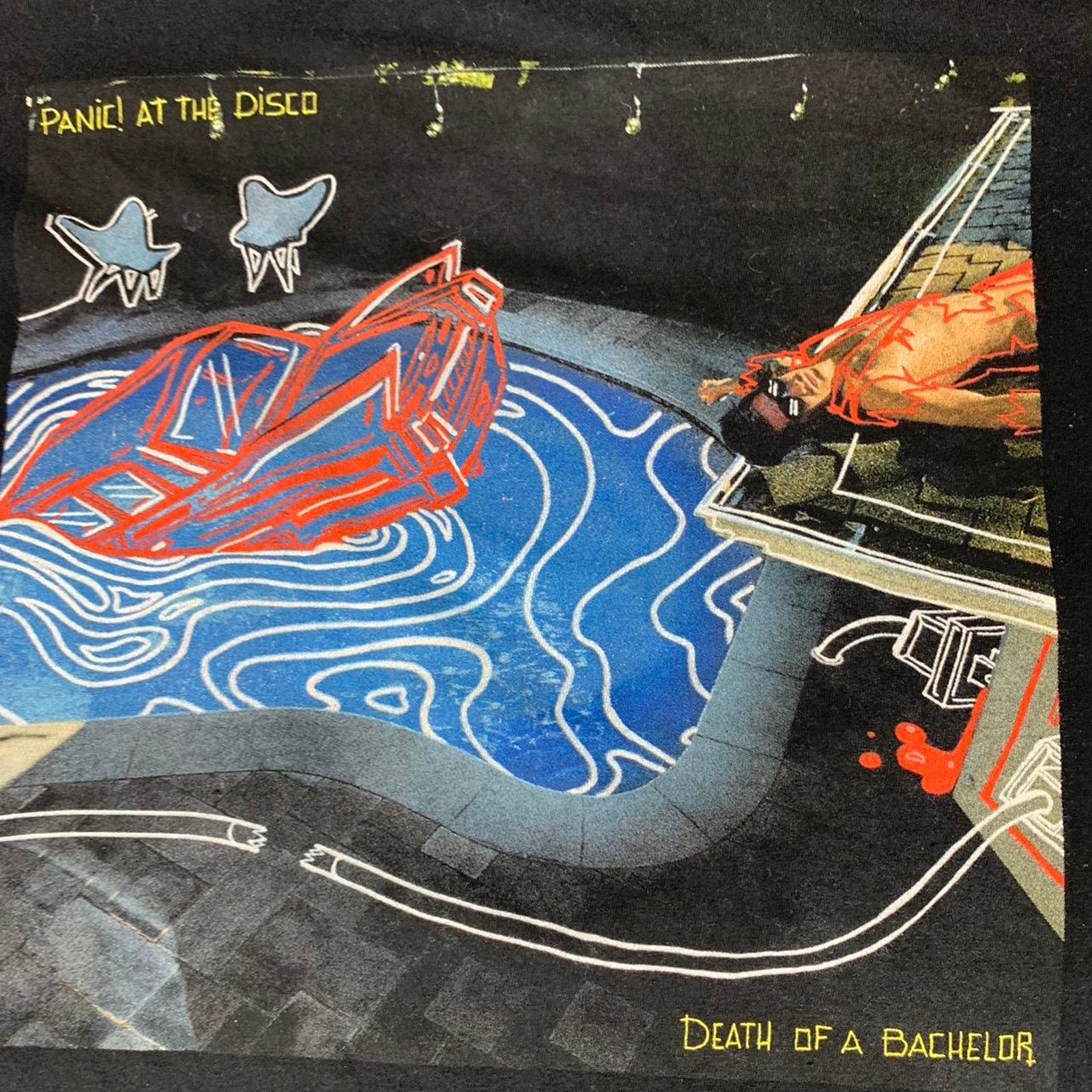 Hanes Panic at the disco death of a bachelor T-shirt Size M / US 6-8 / IT 42-44 - 2 Thumbnail