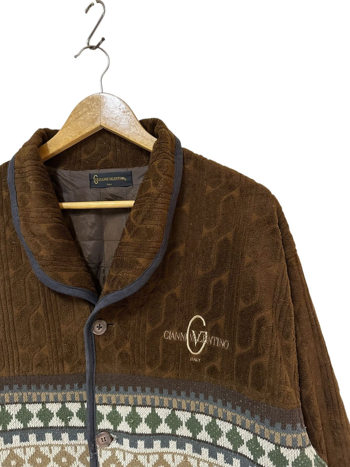 Gianni Valentino Gianni Valentino Knit Cardigan Navajo Size US M / EU 48-50 / 2 - 4 Thumbnail