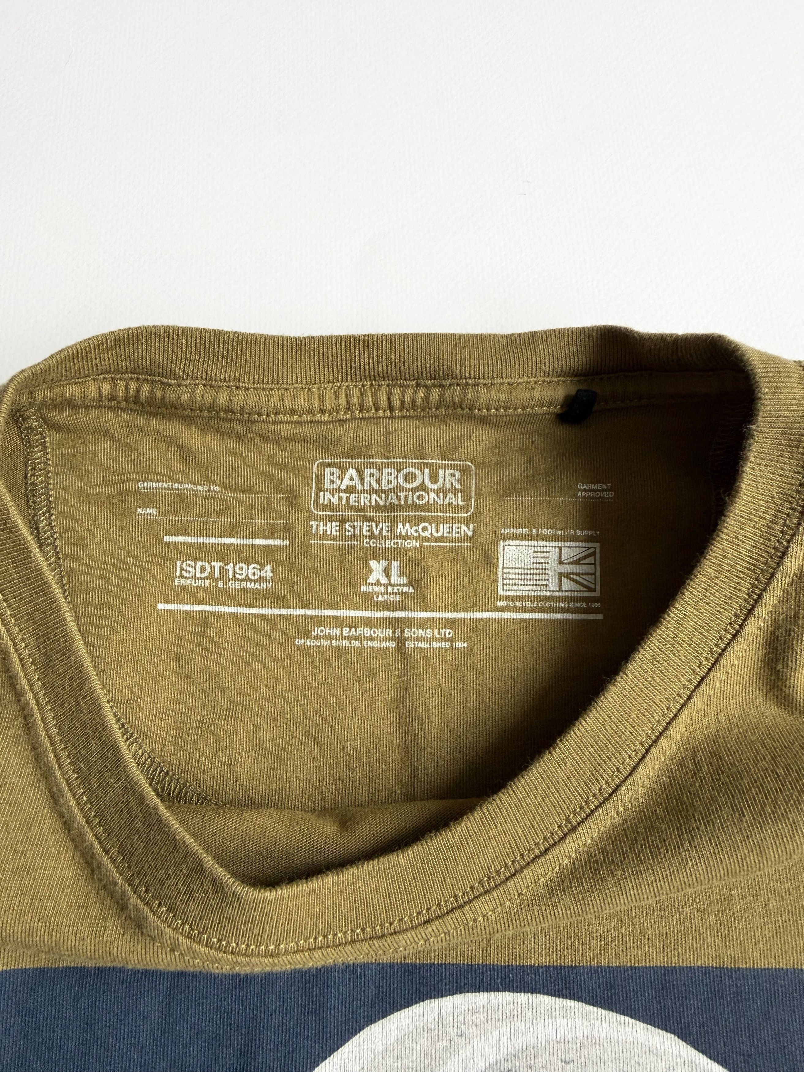 Barbour Men's Barbour International x Steve McQueen T-shirt (L) Size US XL / EU 56 / 4 - 3 Thumbnail