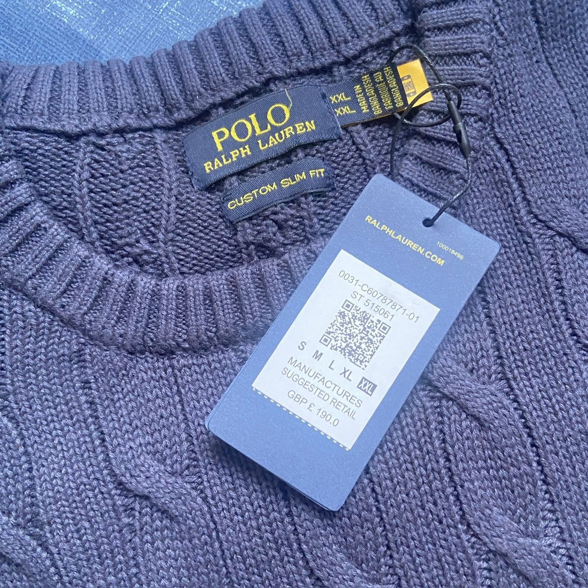 Ralph Lauren Ralph lauren cable knitted jumper XXL dize Size US XXL / EU 58 / 5 - 2 Thumbnail