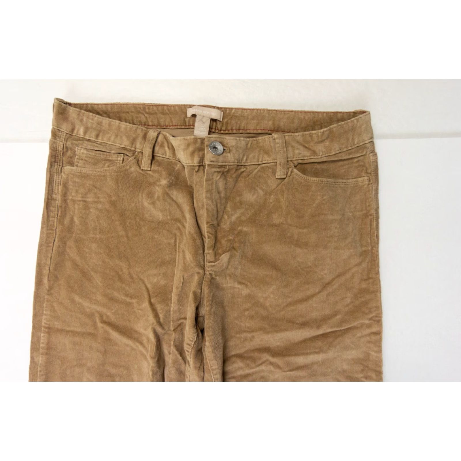 Banana Republic VINTAGE Banana Republic Men's Pants 32x29 Corduroy Ankle Skinny Stretch Casual Brown Size US 32 / EU 48 - 2 Thumbnail