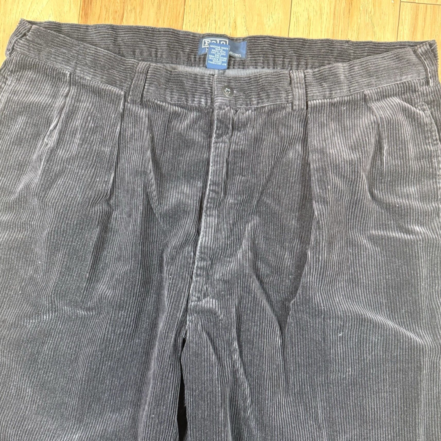 Polo Ralph Lauren VTG Polo Ralph Lauren Pants Corduroy Brown Straight Relaxed 38/33 Mens Inseam 33 Chino 40/34 Size US M / EU 48-50 / 2 - 5 Thumbnail