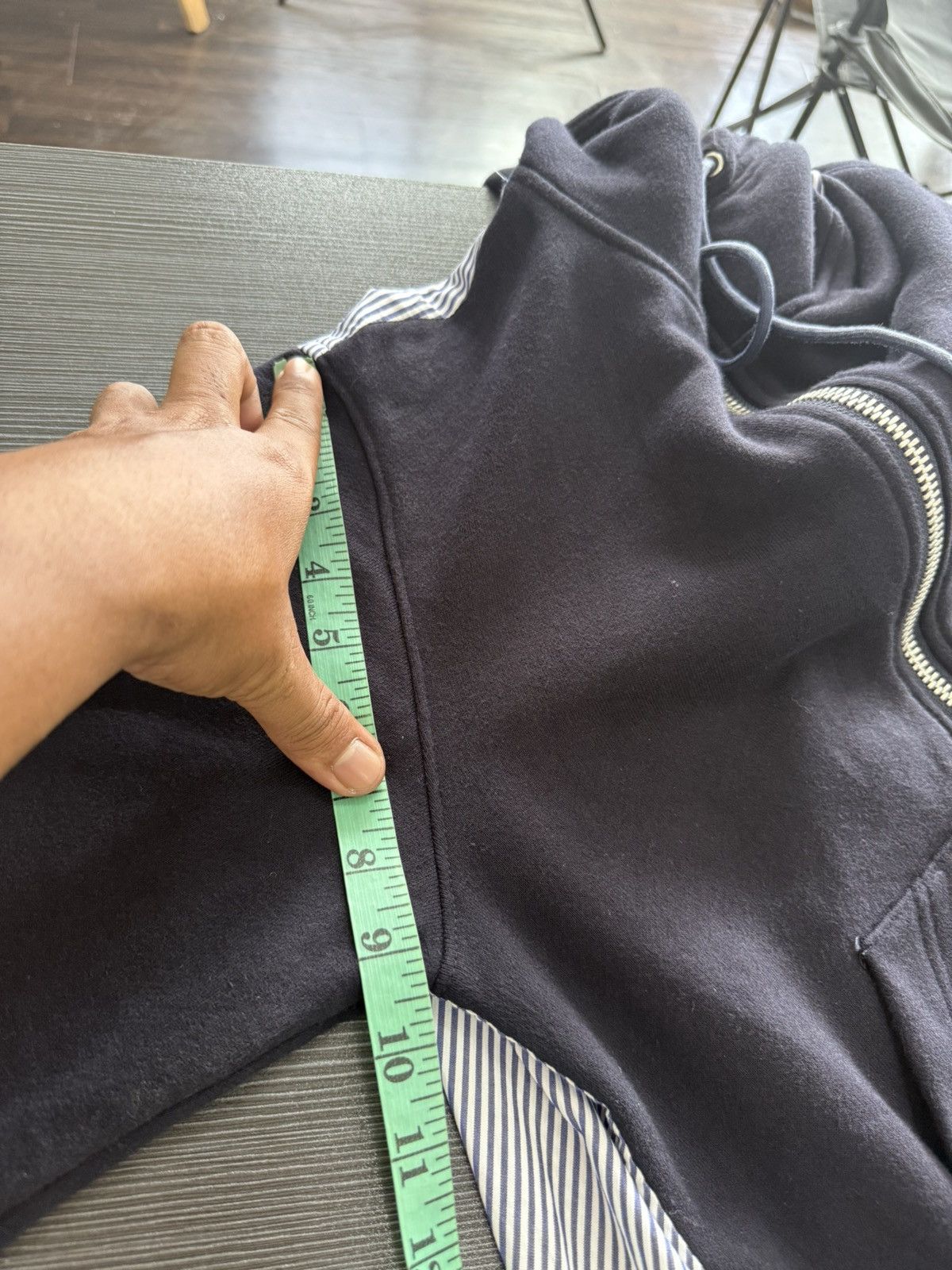 Sacai 🔥 SACAi Mix Docking 17-03779 Sporty Hoodie Sweat - 1 Size US S / EU 44-46 / 1 - 9 Thumbnail