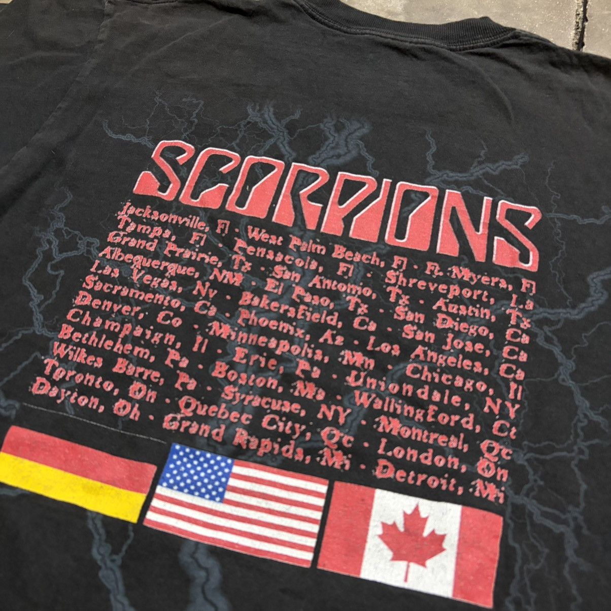 Band Tees Vintage Scorpion Double Thunder Band T shirt Rock Musc Tee Size US M / EU 48-50 / 2 - 10 Thumbnail