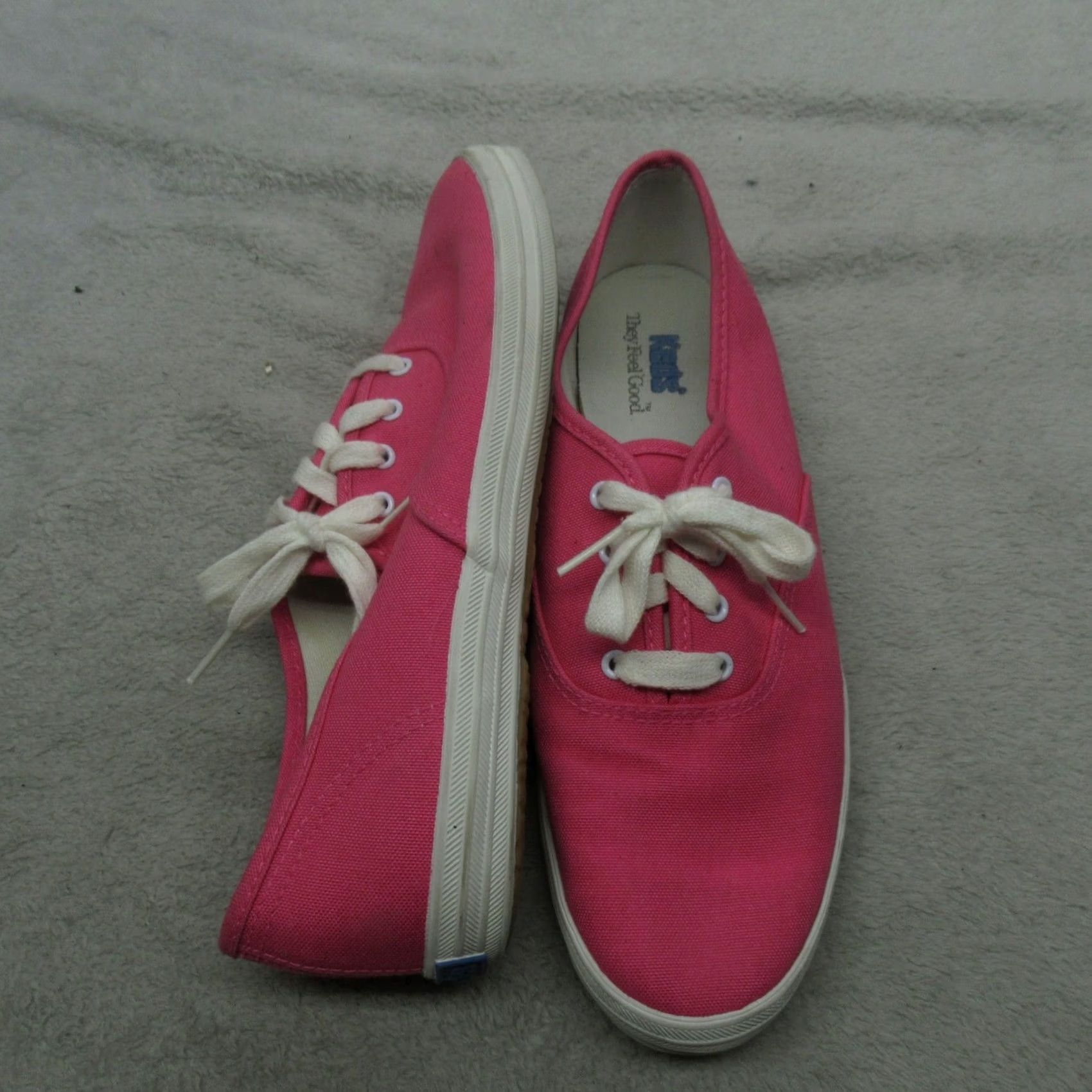 Keds VINTAGE: No Keds Champion Sneaker Pink Canvas Low Top Casual Women's 8.5M Lace Up Shoes Lightweight Cushioned Comfort Walking Size M / US 6-8 / IT 42-44 - 2 Thumbnail