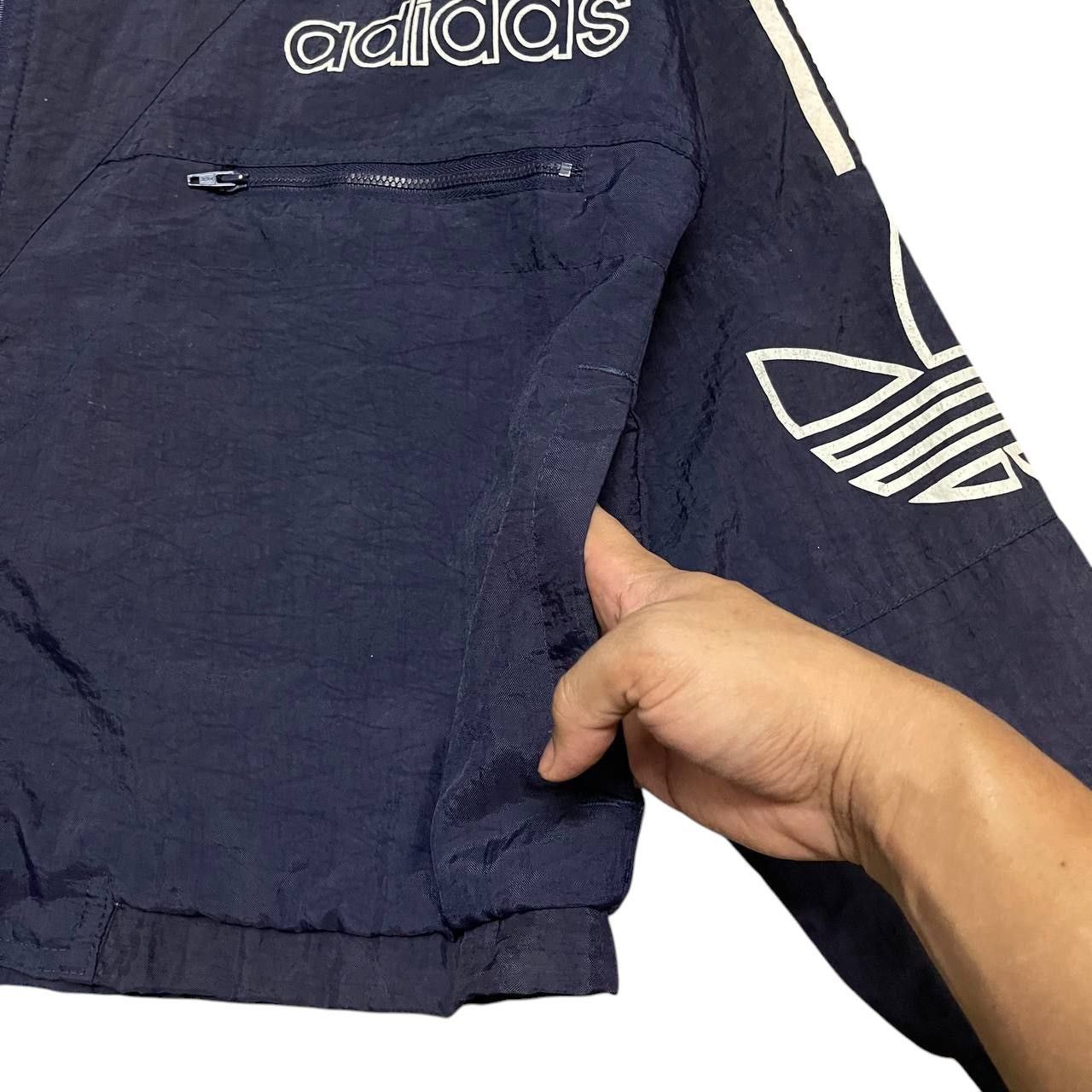 Adidas Vintage 90’s Adidas Hooded Zipper Jacket Size US M / EU 48-50 / 2 - 6 Thumbnail