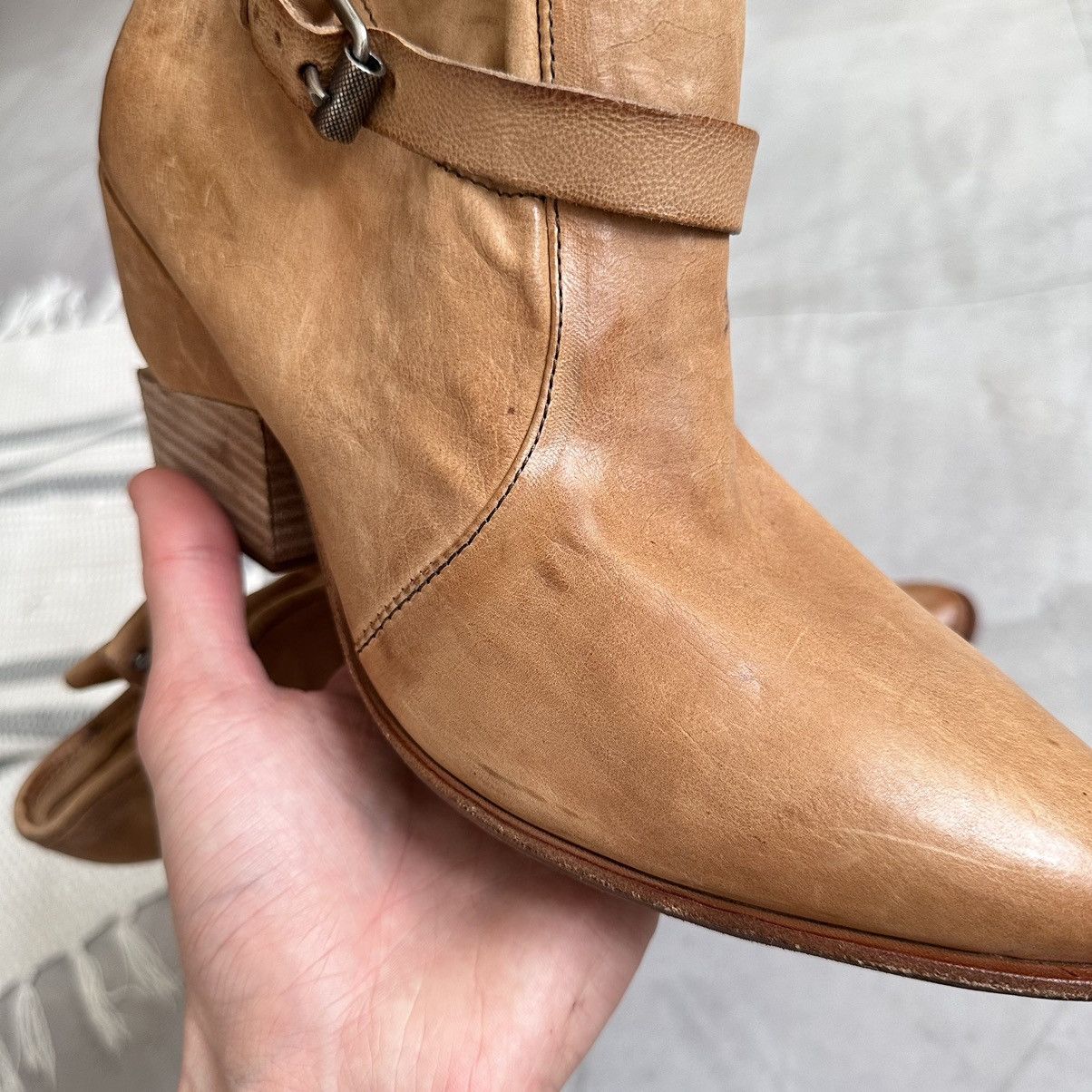 Dirk Bikkembergs AS 98 Airstep Vintage Ankle Straps Boots Rick Owens Vibe Size US 10 / IT 40 - 14 Thumbnail