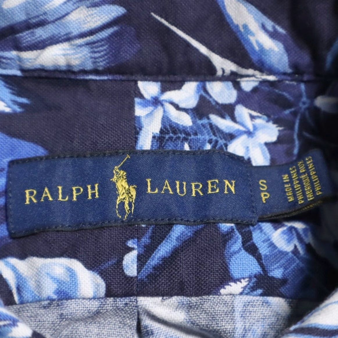 Polo Ralph Lauren Polo Ralph Lauren Twill Cotton Floral Button Up Shirt Blue Men's S Size US S / EU 44-46 / 1 - 5 Thumbnail