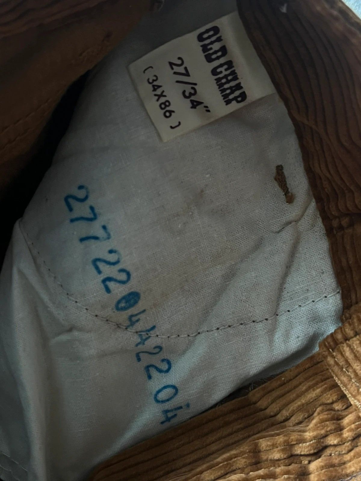 Other Old Chap Sz W 27 L 34 Corduroy Deadstock 70s Women's Jeans Size 27" / US 4 / IT 40 - 6 Thumbnail