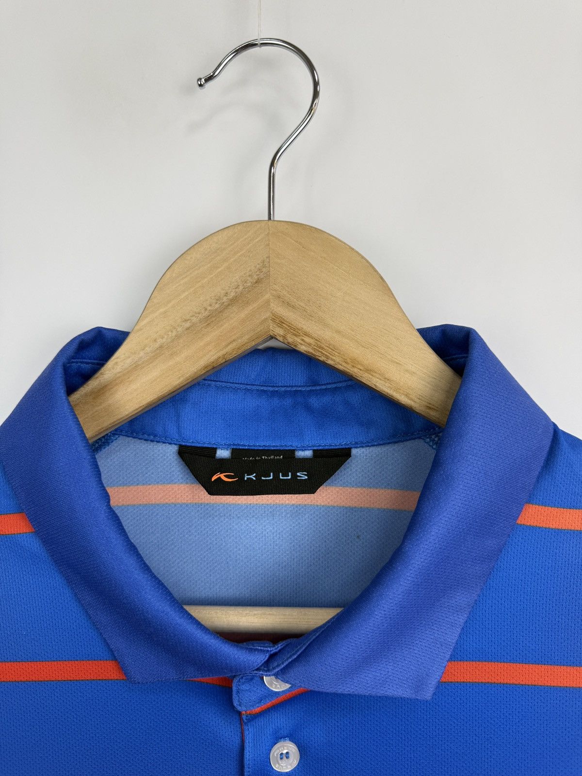 KJUS 🇨🇭 Kjus Stevie Striped Golf Polo T-Shirt Premium Luxury Size US L / EU 52-54 / 3 - 5 Thumbnail
