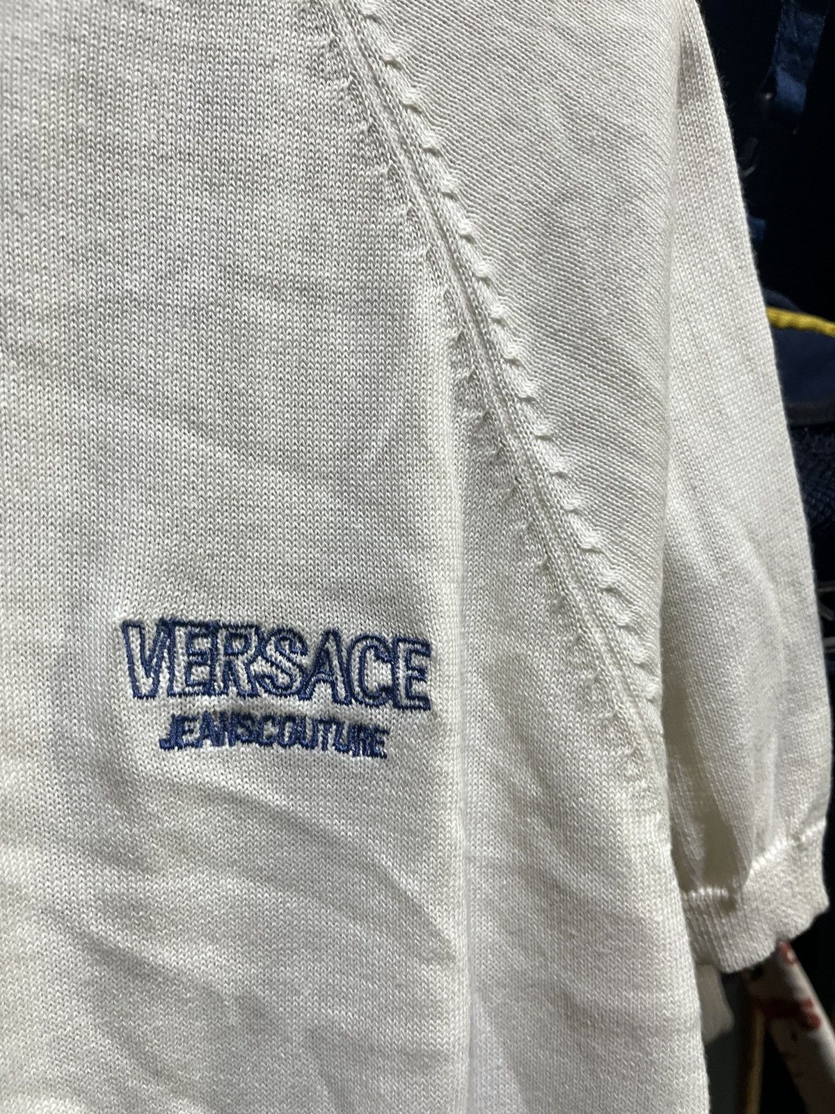 Versace Jeans Couture Versace Jeans Couture Knit Sweater Short-sleeve Size US L / EU 52-54 / 3 - 3 Thumbnail