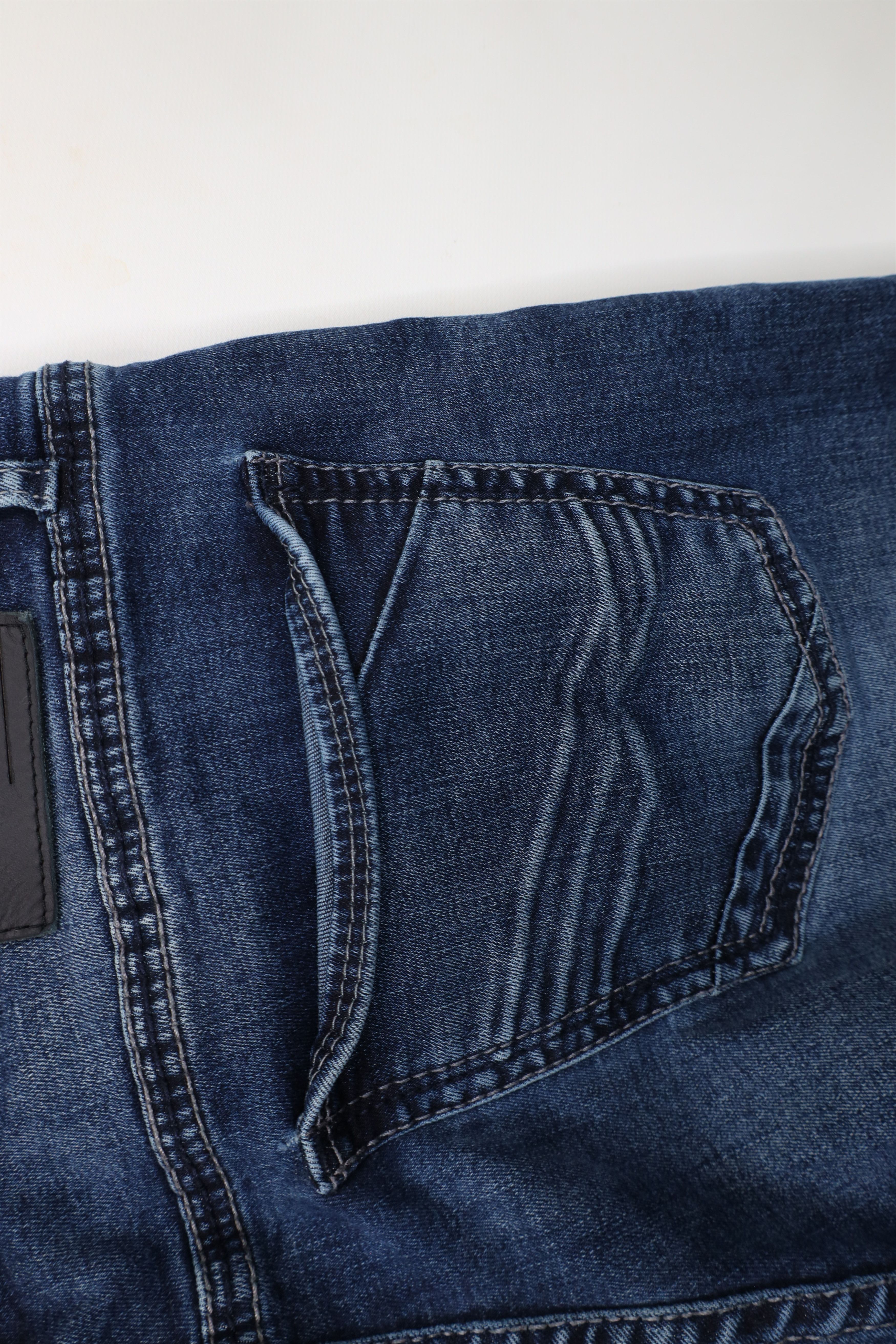 Vintage Buckle BKE Stitch Stretch Jake Bootleg Denim Jeans Blue Size US 36 / EU 52 - 13 Thumbnail