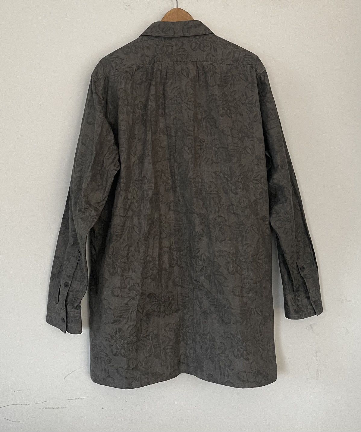 Yohji Yamamoto Floral shirt with double collar Size US M / EU 48-50 / 2 - 4 Thumbnail