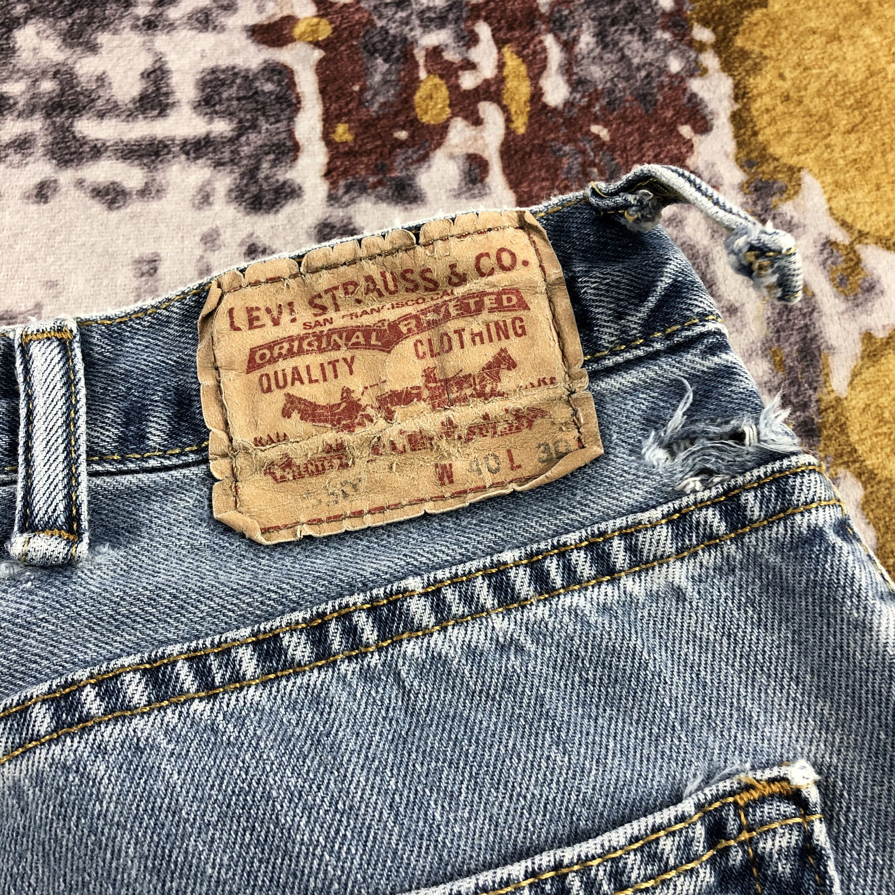 Levi's × Vintage Vintage Blue Wash Levis 550 Jeans-JM2876 Size US 39 - 6 Thumbnail
