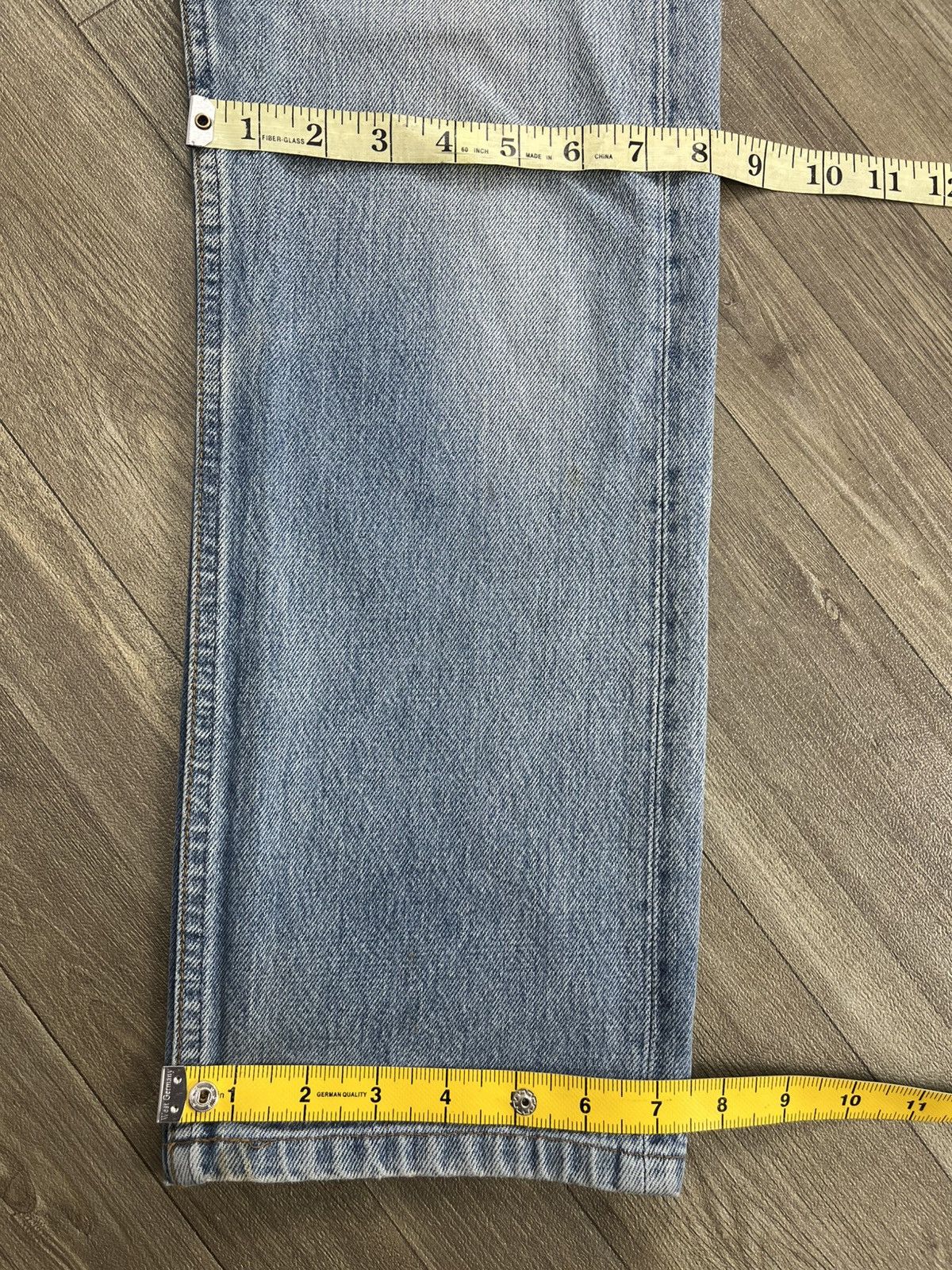 Levi's Vintage Clothing 🇺🇸1990s Vintage Levis 501XX 29x36 Light Blue Straight Jeans Size US 29 - 21 Thumbnail