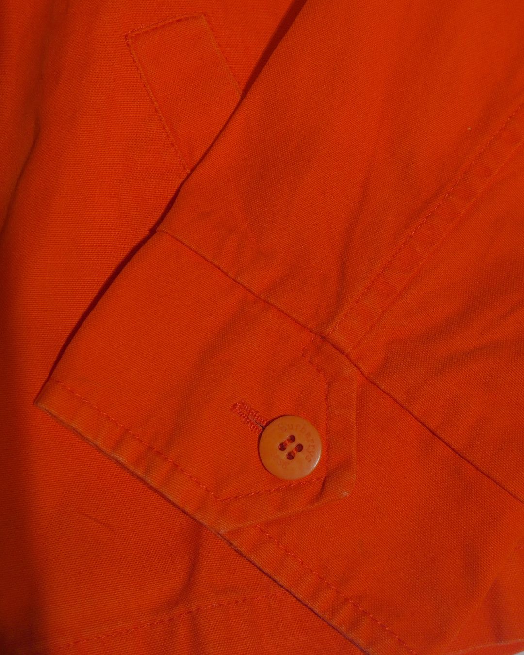 Burberry Prorsum 1980s Fireman Orange Cropped Work Jacket Size US M / EU 48-50 / 2 - 4 Thumbnail