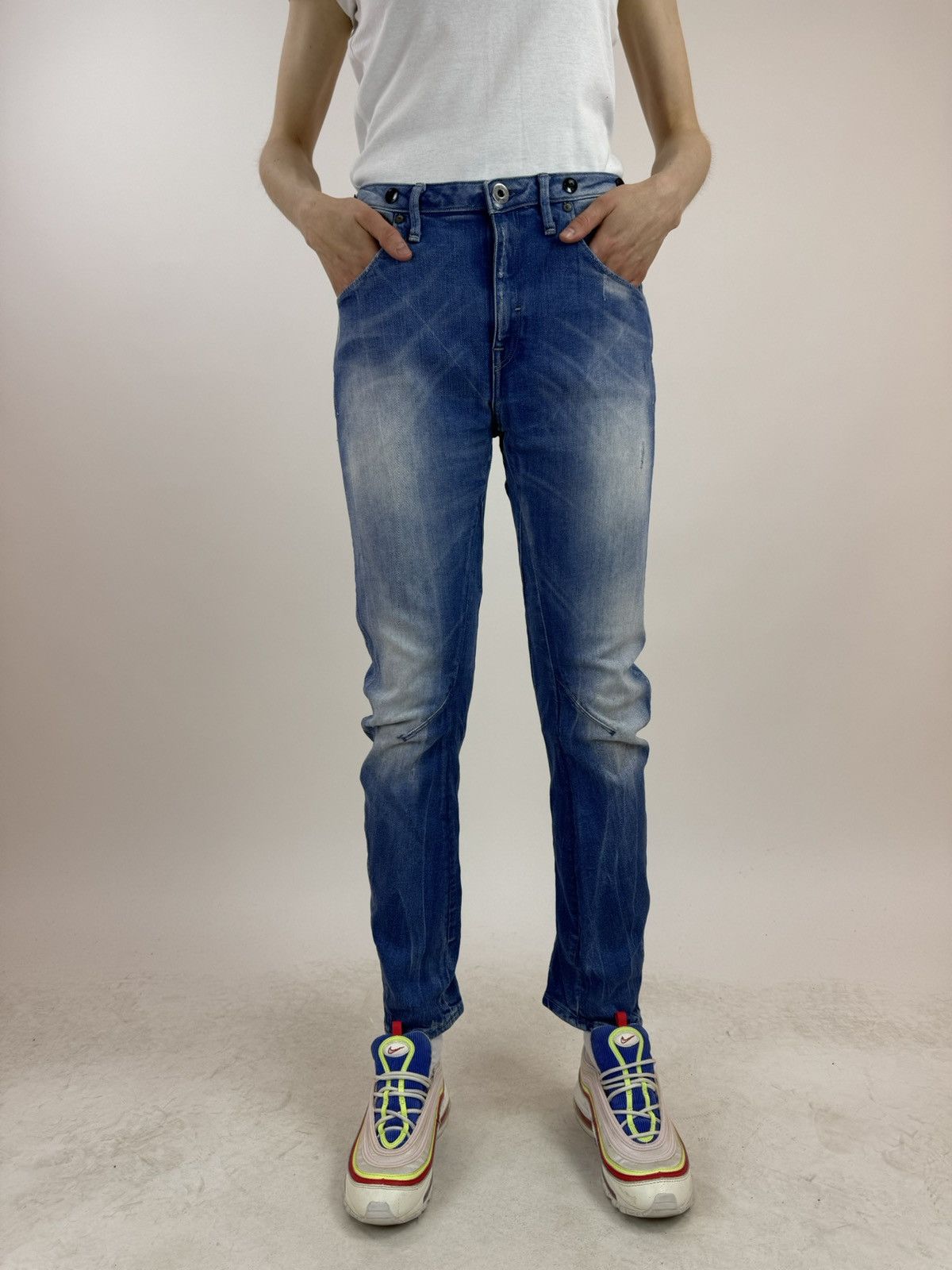 Other G-Star ARC 3D LOOSE TAPERED BRACES COJ slim fit Blue Jeans Size 32" / US 10 / IT 46 - 5 Thumbnail