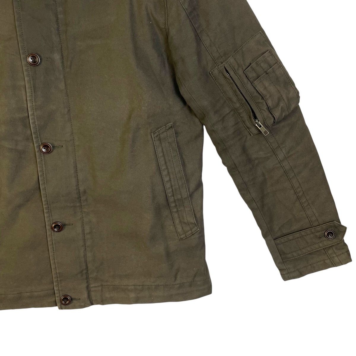 Schlussel 🇯🇵 SCHLUSSEL FUR BOA COLLAR MILITARY PUNK JACKET Size US M / EU 48-50 / 2 - 4 Thumbnail