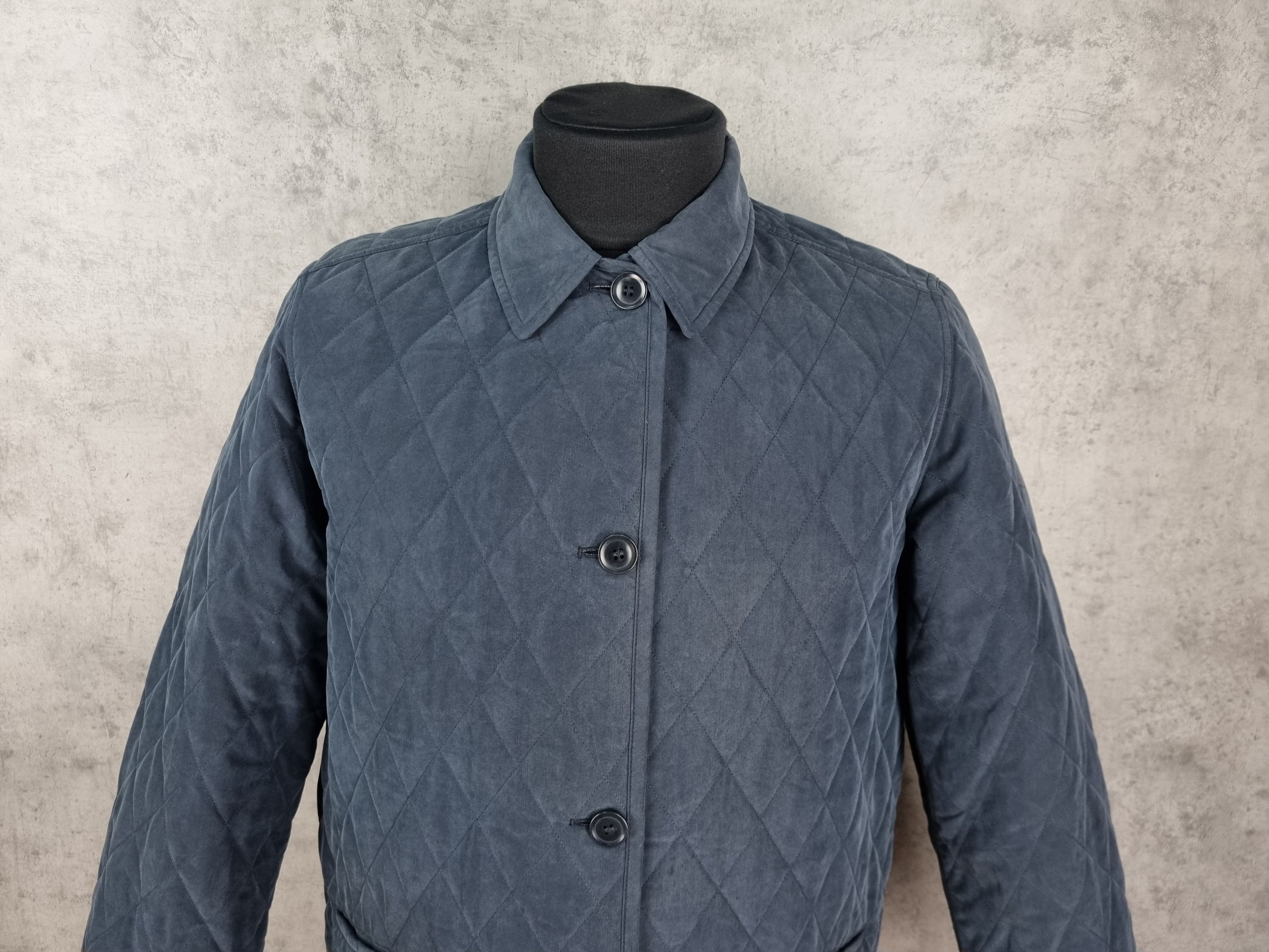 Allegri × Vintage 90s Allegri Quilted Jacket made in Italy Like Burberry Size US S / EU 44-46 / 1 - 9 Thumbnail