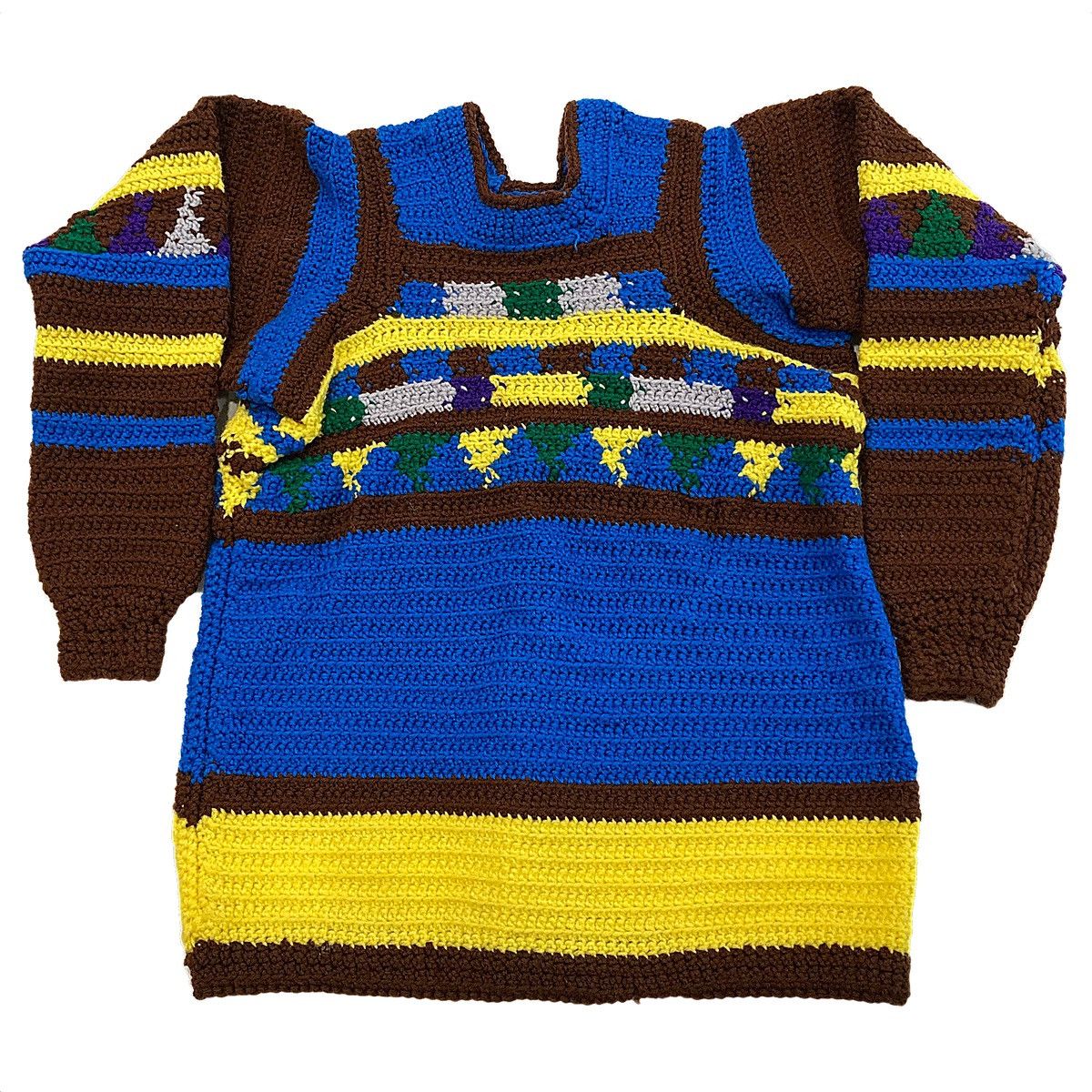 Vintage Vintage Handmade Sweater Size US L / EU 52-54 / 3 - 2 Thumbnail