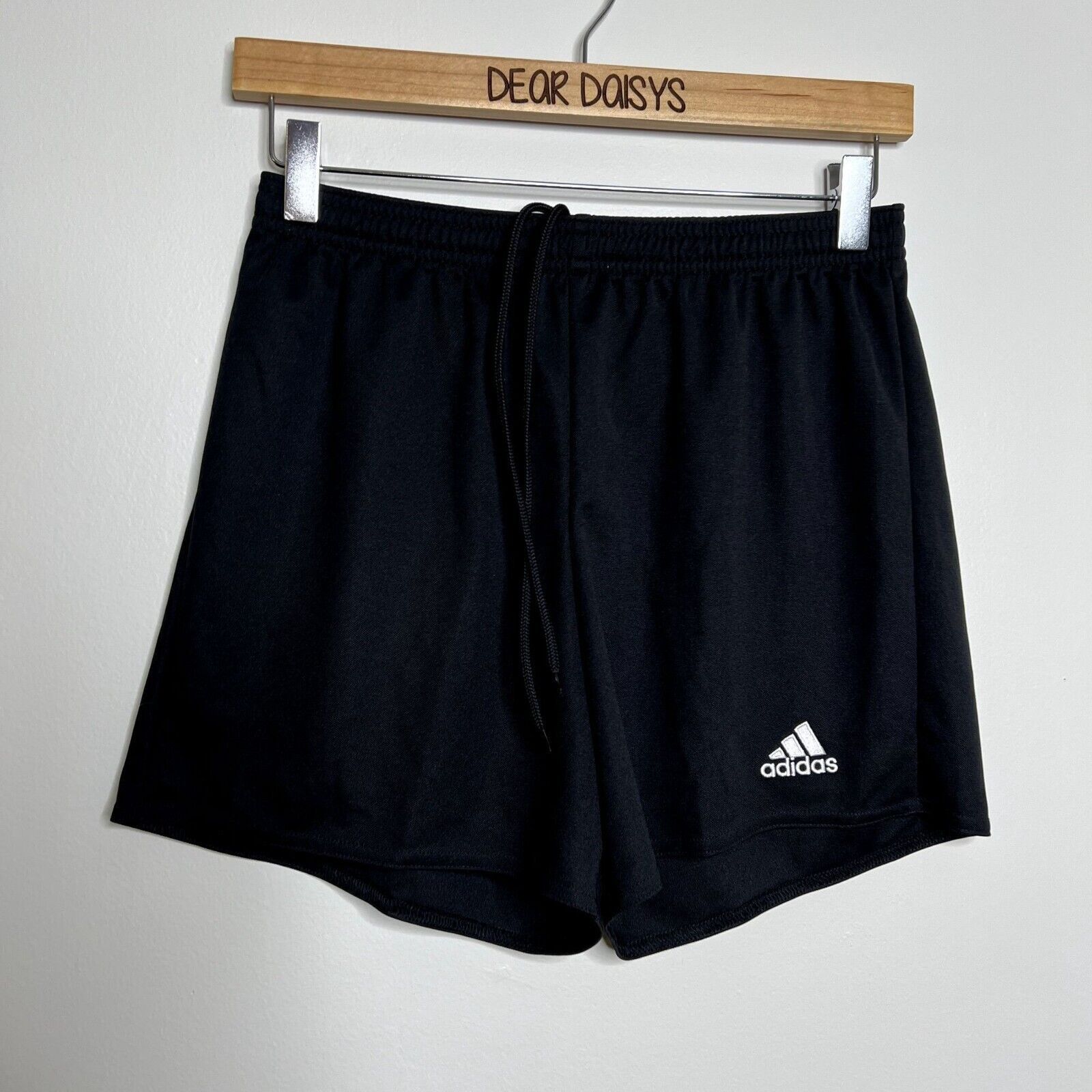 Adidas Adidas Black Athletic Drawstring Shorts Size 27" / US 4 / IT 40 - 1 Thumbnail