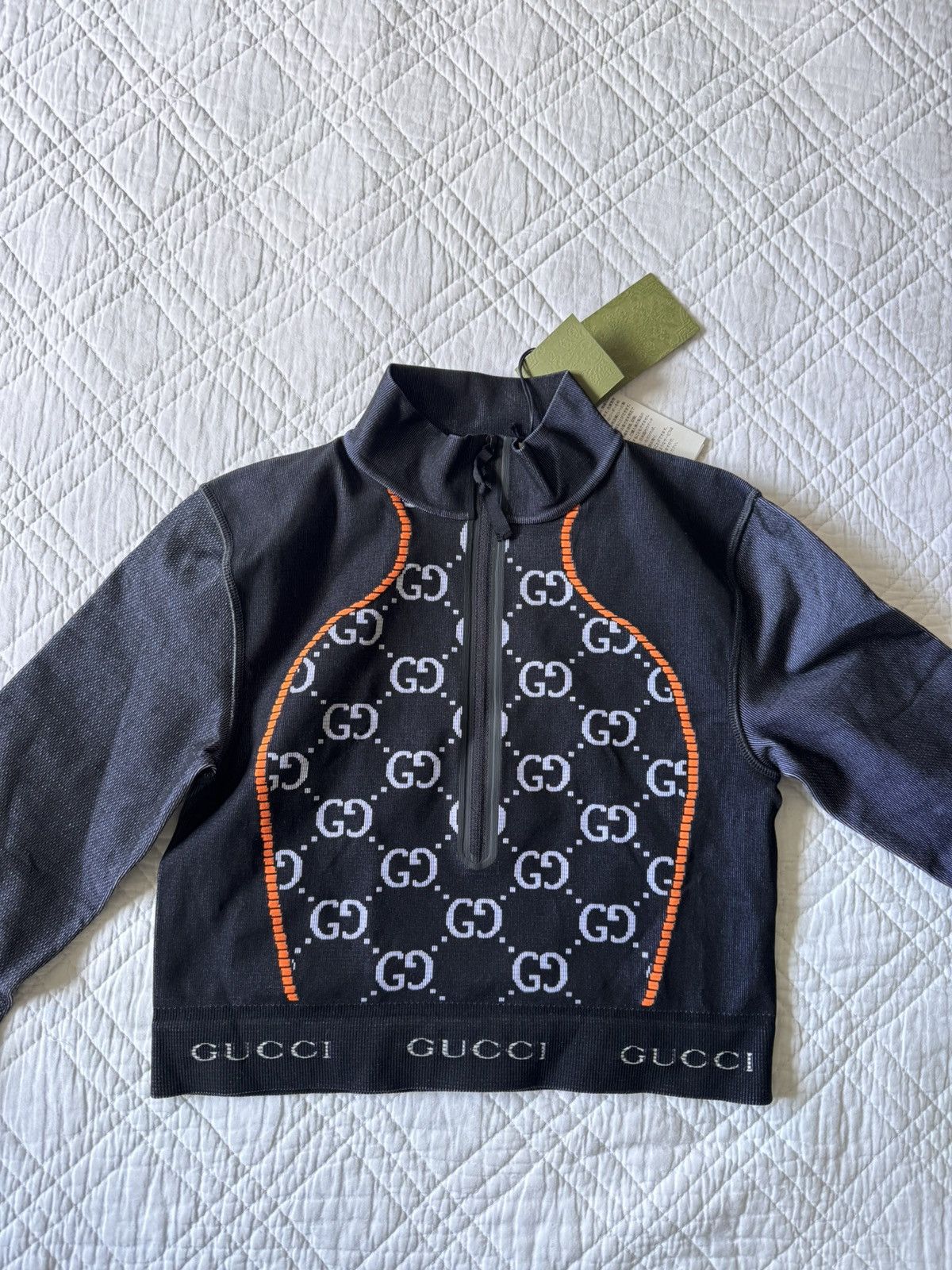 Gucci Crop Top Gucci Jersey Jacquard Size M / US 6-8 / IT 42-44 - 10 Thumbnail