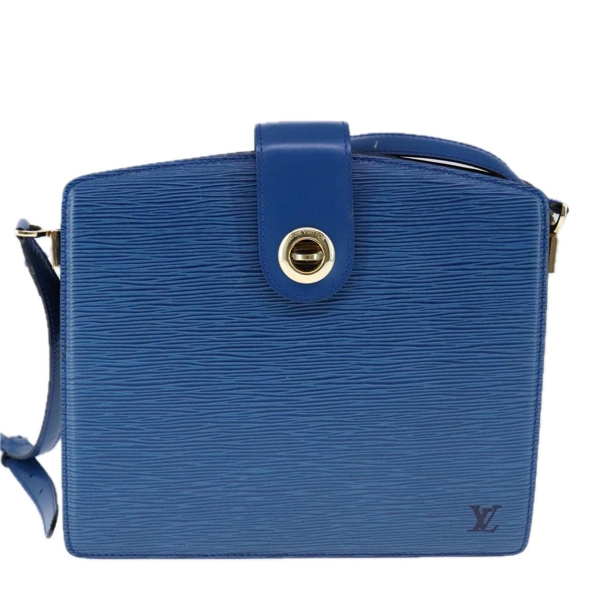 Louis Vuitton LOUIS VUITTON Epi Capuchin Shoulder Bag Blue M52345 Size ONE SIZE - 2 Thumbnail
