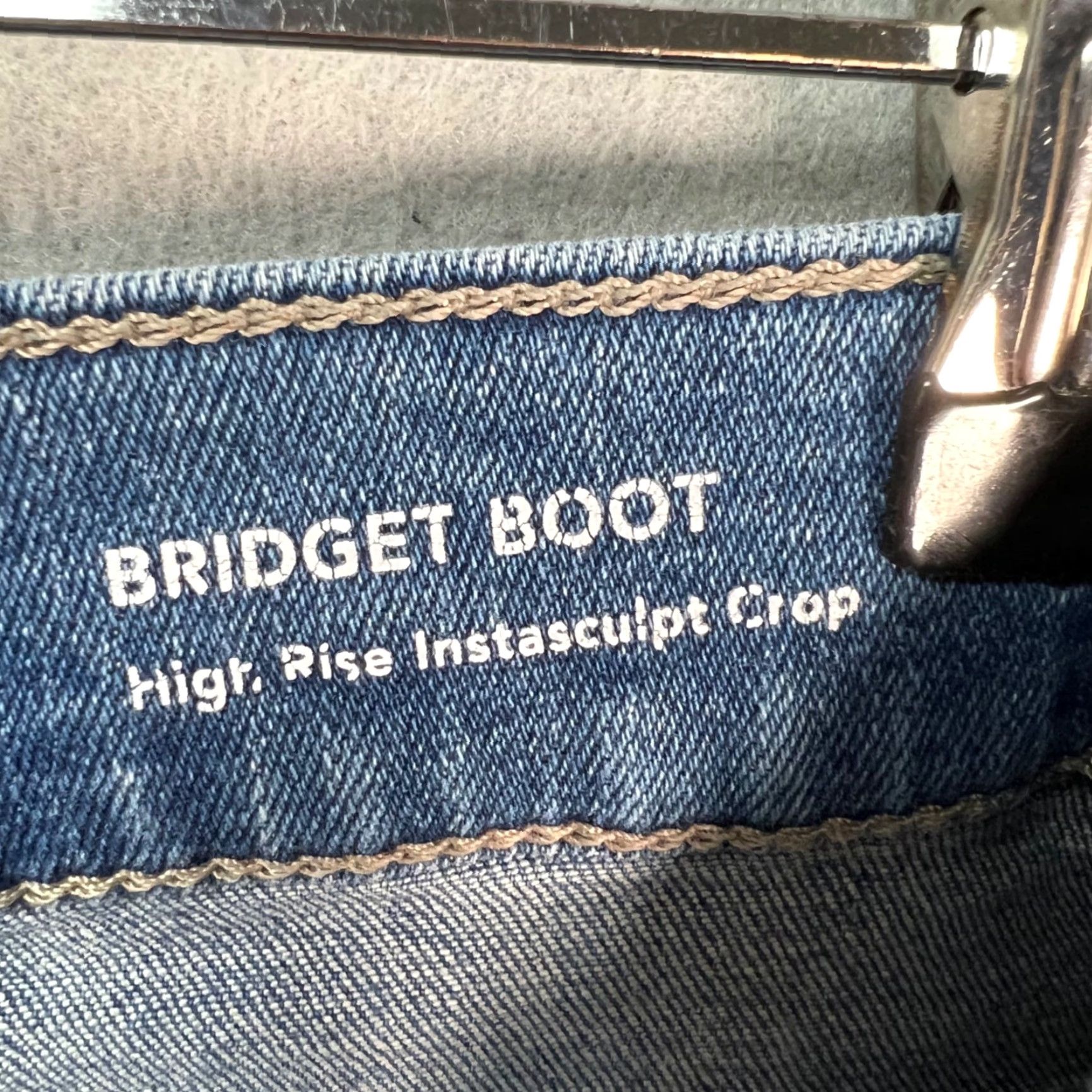 DL1961 DL1961 Bridget High Rise Instasculpt Crop Denim Blue Jeans Womens Size 26 Size 26" / US 2 / IT 38 - 5 Thumbnail