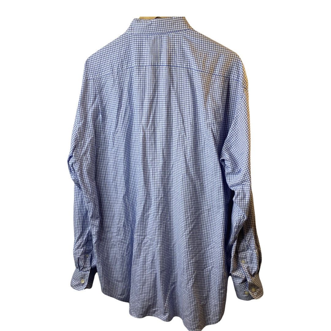 Banana Republic Banana Republic Blue Check Button Up Long Sleeve Shirt Large Size US L / EU 52-54 / 3 - 2 Thumbnail