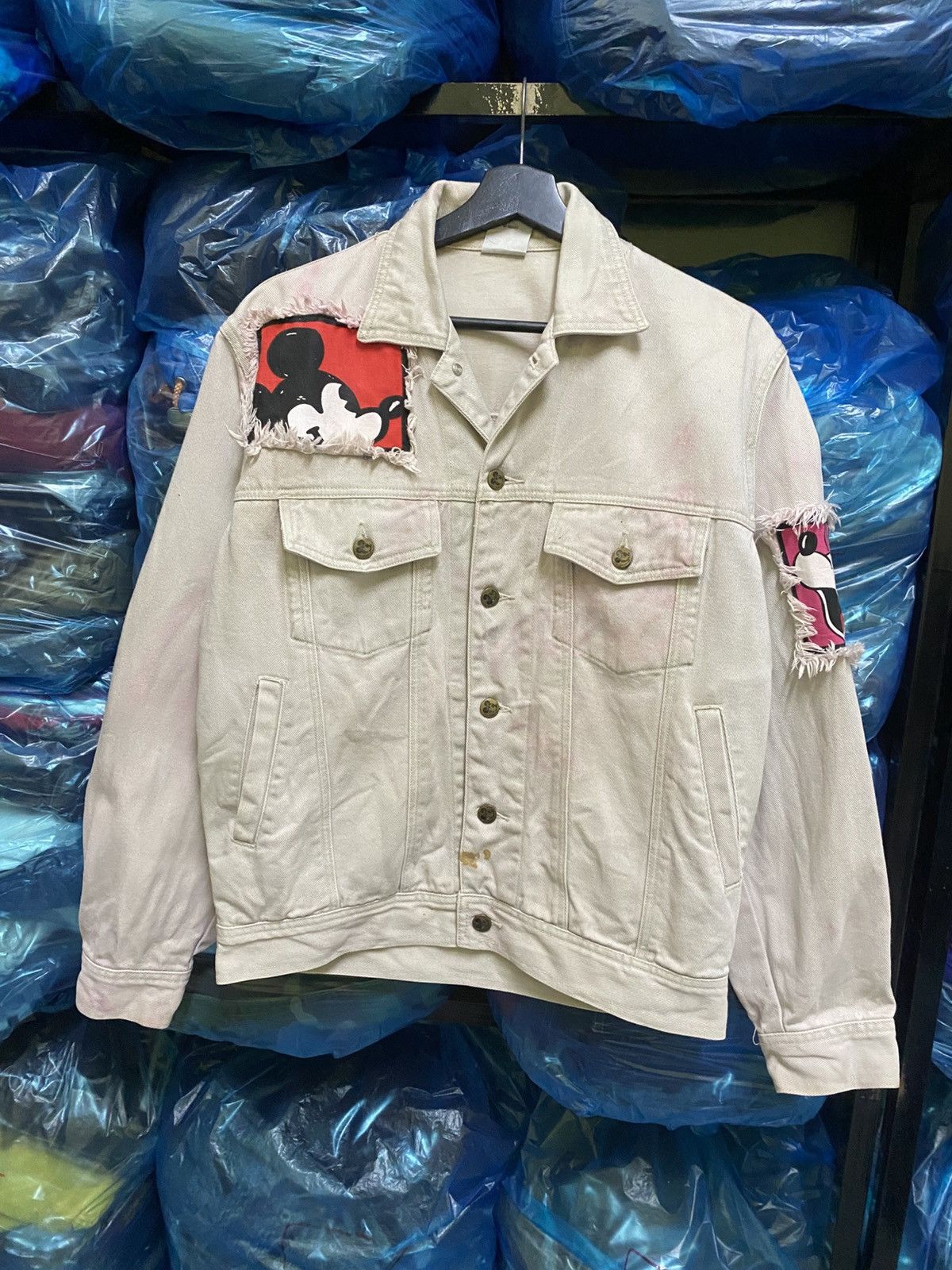 Disney VINTAGE 90S DISNEY MICKEY MOUSE DENIM TRUCKER JACKET JACKET Size US M / EU 48-50 / 2 - 1 Thumbnail