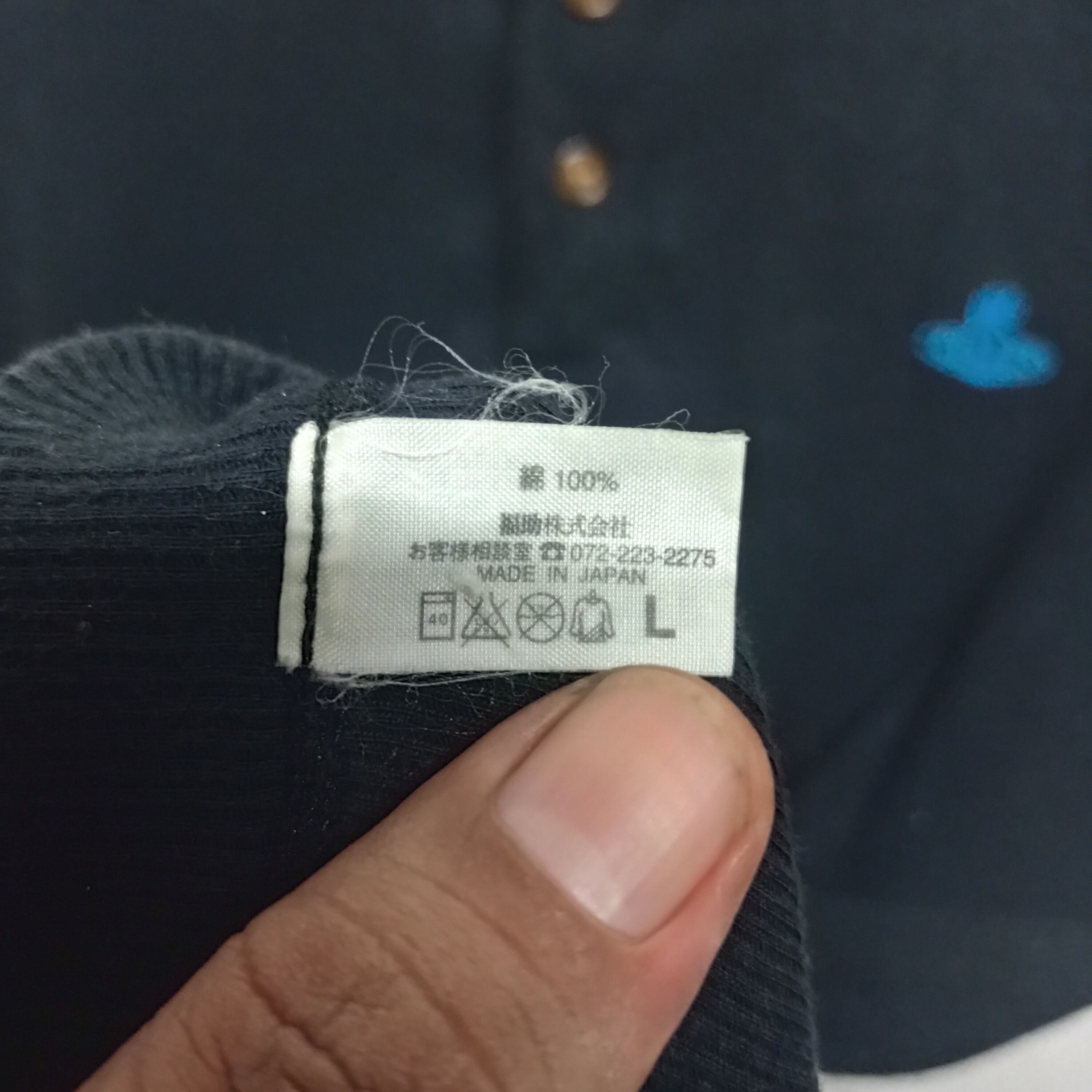 Designer × Vintage × Vivienne Westwood Vivienne Westwood Blue Logo Vintage Size US L / EU 52-54 / 3 - 5 Thumbnail