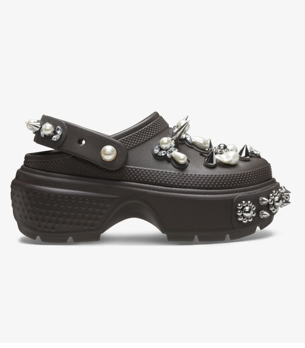 Crocs × Simone Rocha SIMONE ROCHA X CROCS Embellished Stomp Clogs Espresso Size US 8 / IT 38 - 1 Thumbnail
