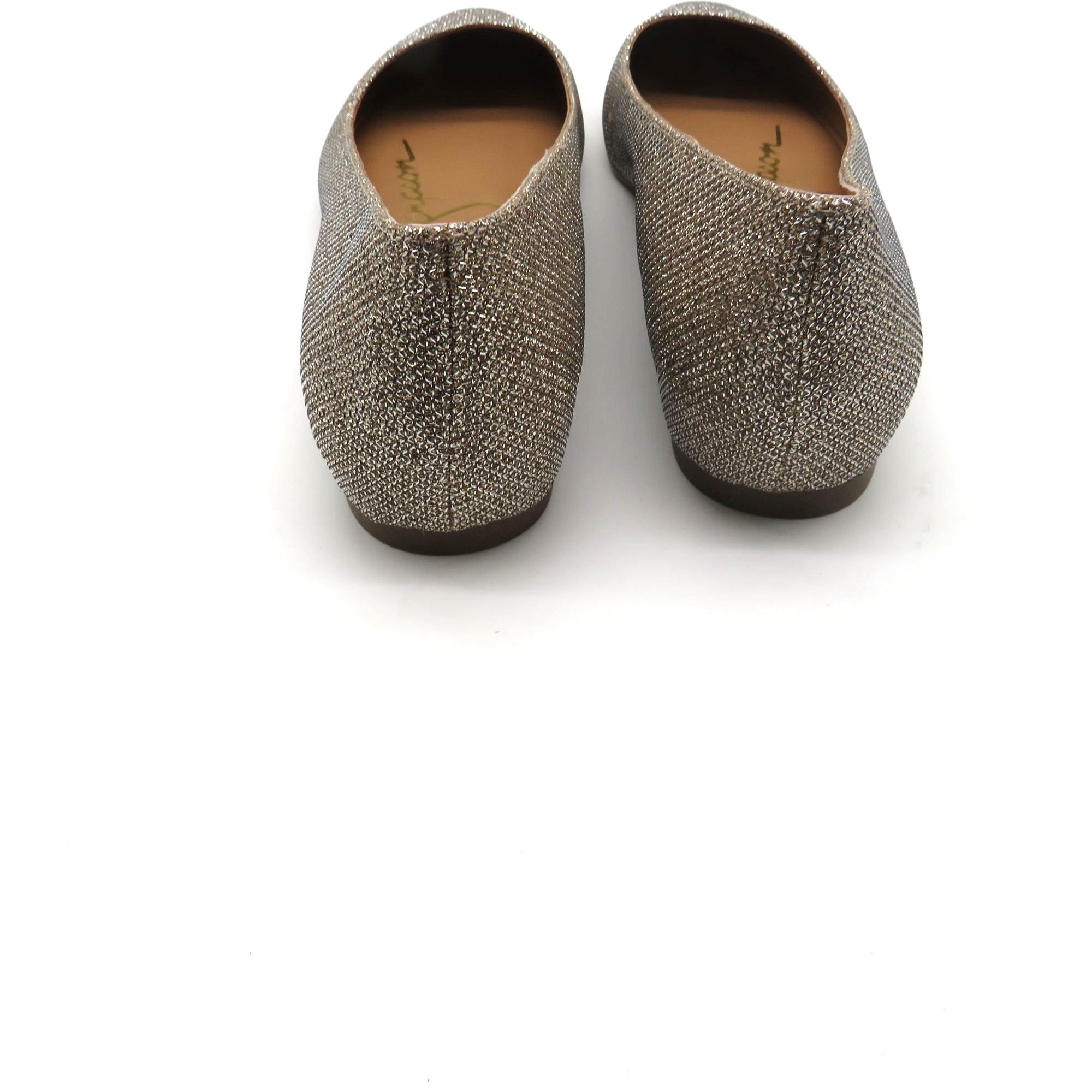 Jessica Simpson Jessica Simpson Gold Sparkle Mesh Flats Size 7M JS-Mareike N Size US 7 / IT 37 - 6 Thumbnail