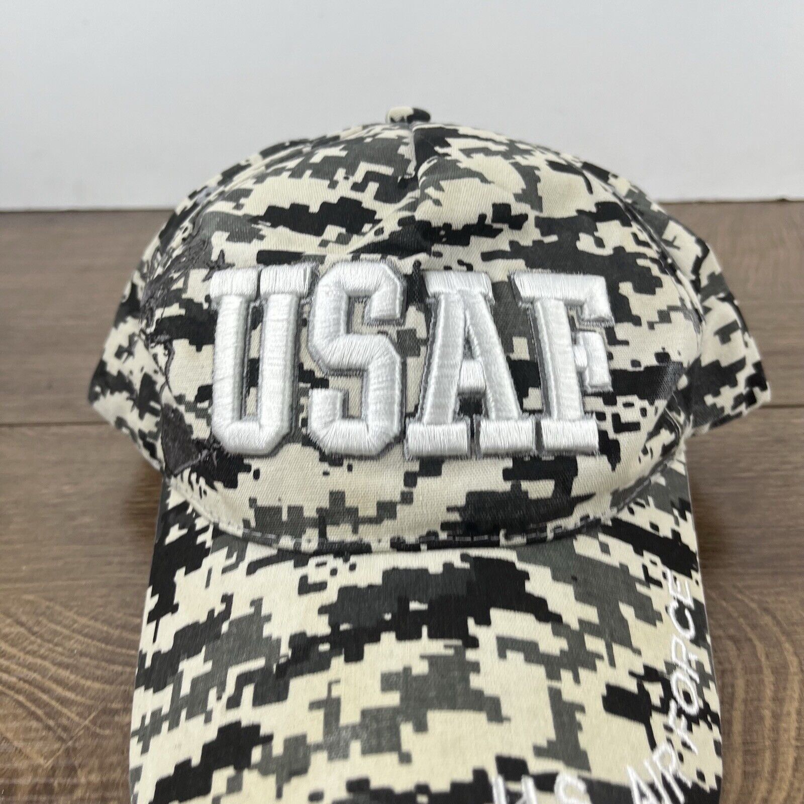 Other USAF Hat United States Air Force Adjustable Hat Camo Adjusta Size ONE SIZE - 6 Thumbnail