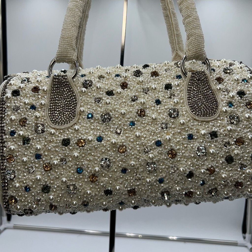 Vintage Vintage Addiction From a Distant Time Fully Beaded and Prong Set Rhinestone Bag Size ONE SIZE - 3 Thumbnail