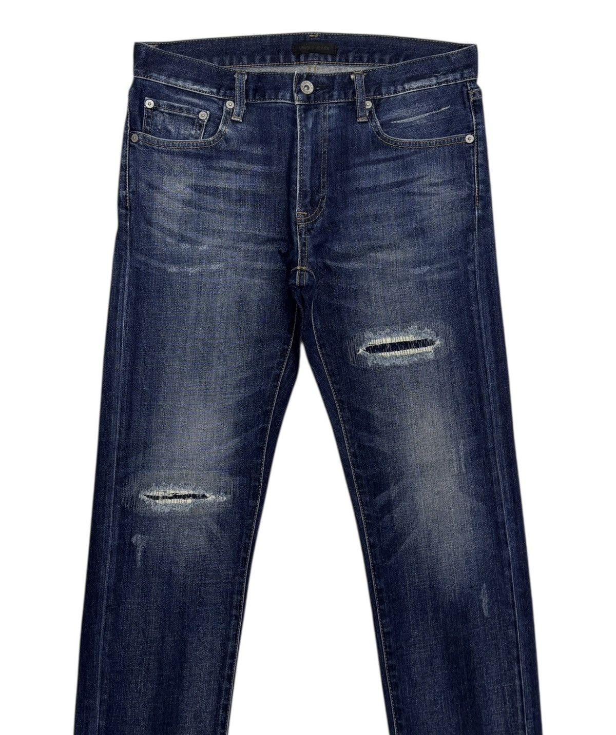 Jean × Undercover × Uniqlo Vintage Distressed Jeans Uniqlo Undercover Style Design Jean Size US 32 / EU 48 - 5 Thumbnail