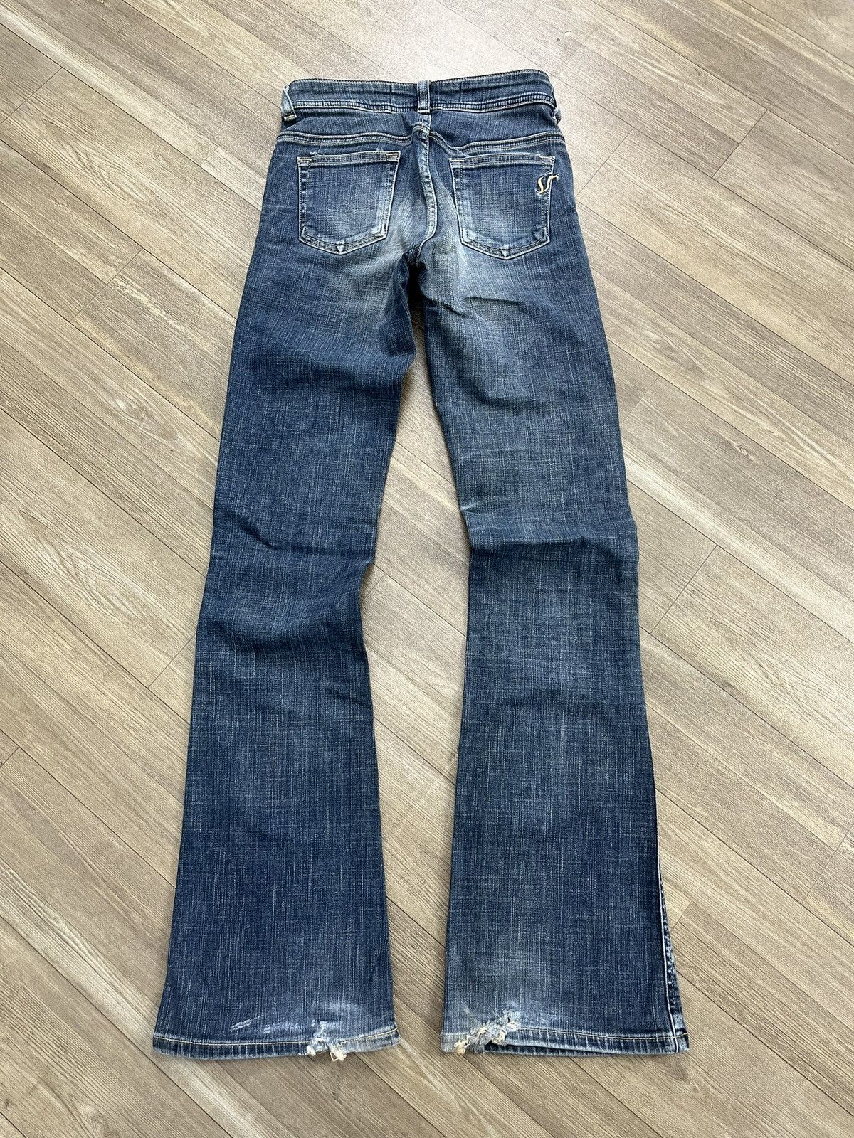 Japanese Brand 2000s Edwin Ifsixwasnine Lgb Style Bootcut Flared Jeans Y2K Size US 26 / EU 42 - 17 Thumbnail