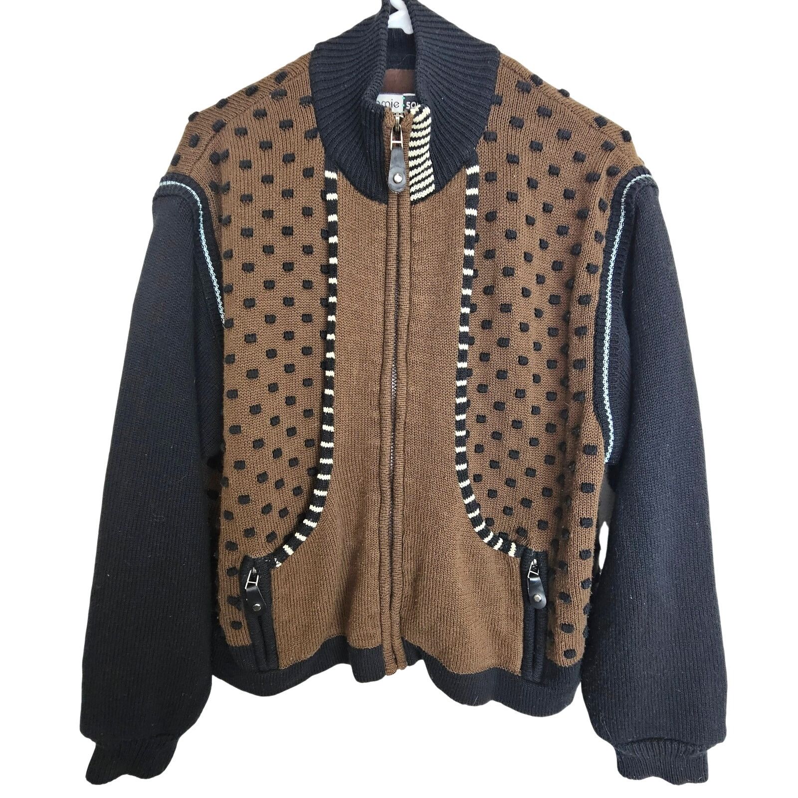 Saddlebred Vintage Jamie Sadock Womens Sweater Jacket M Gorpcore Golf Size M / US 6-8 / IT 42-44 - 1 Thumbnail