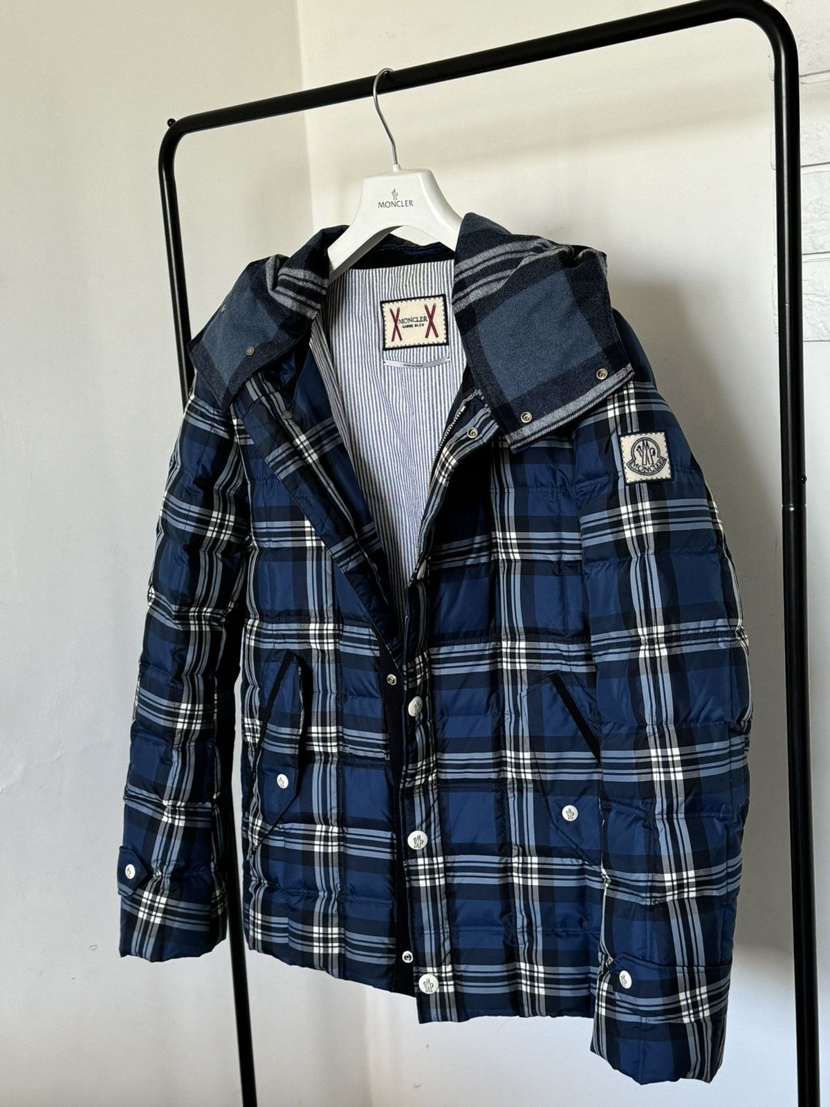 Moncler gamme bleu down coat deals